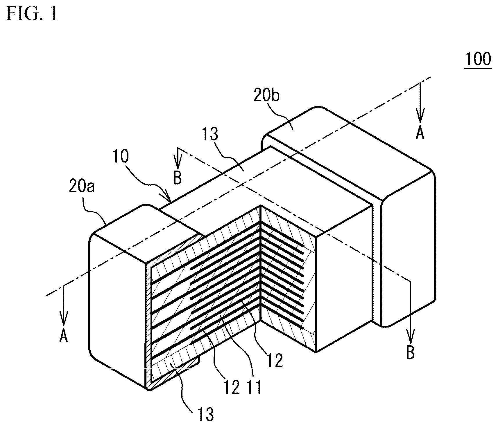 Patent US12308177 Figure 1 – Ceramic electronic device and manufacturing method of the same
