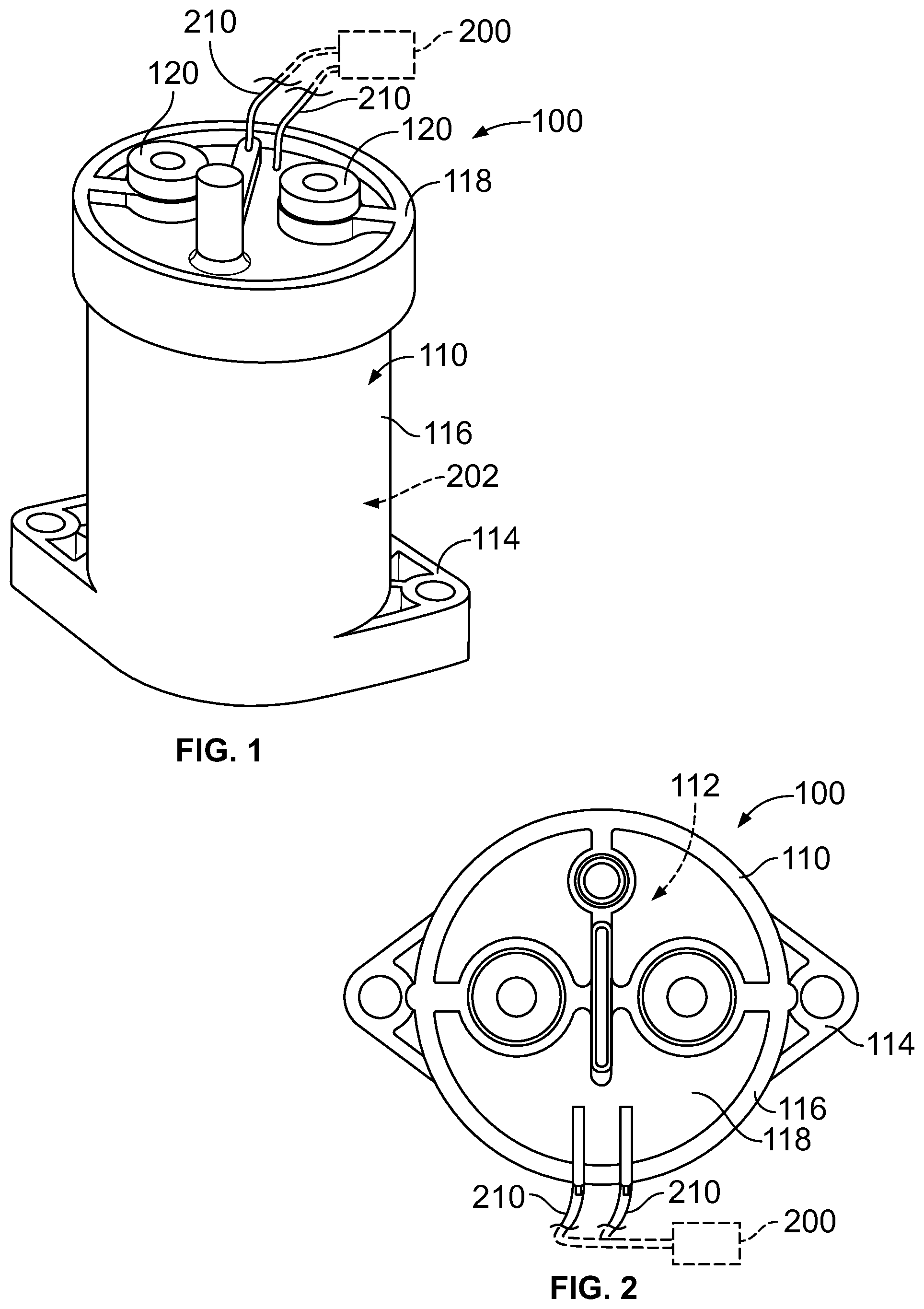 Patent US12308190 — Contactor with multi-gap actuator — Figure 1