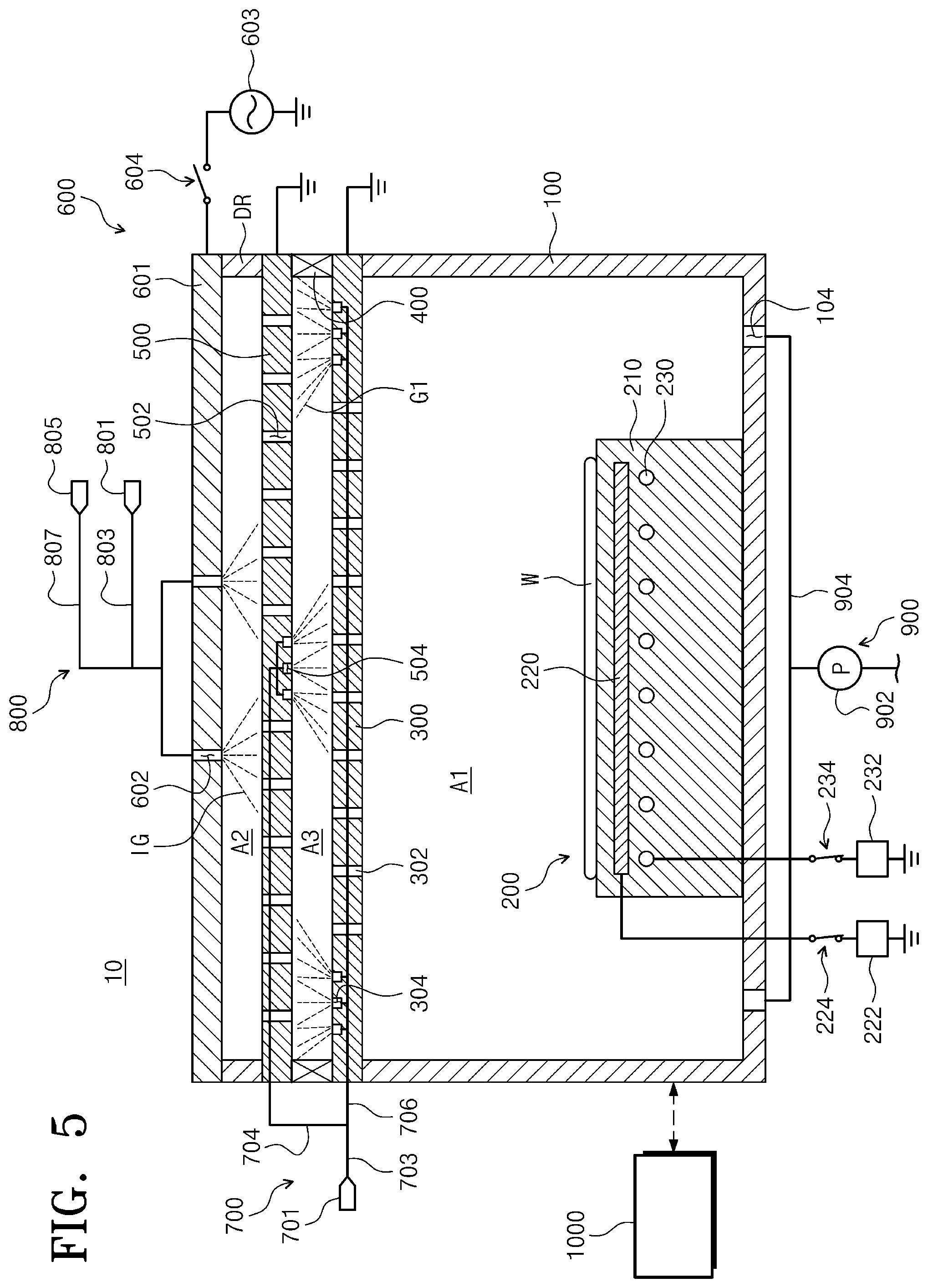 Patent US12308219 Figure 5 – Substrate treating method and substrate treating apparatus
