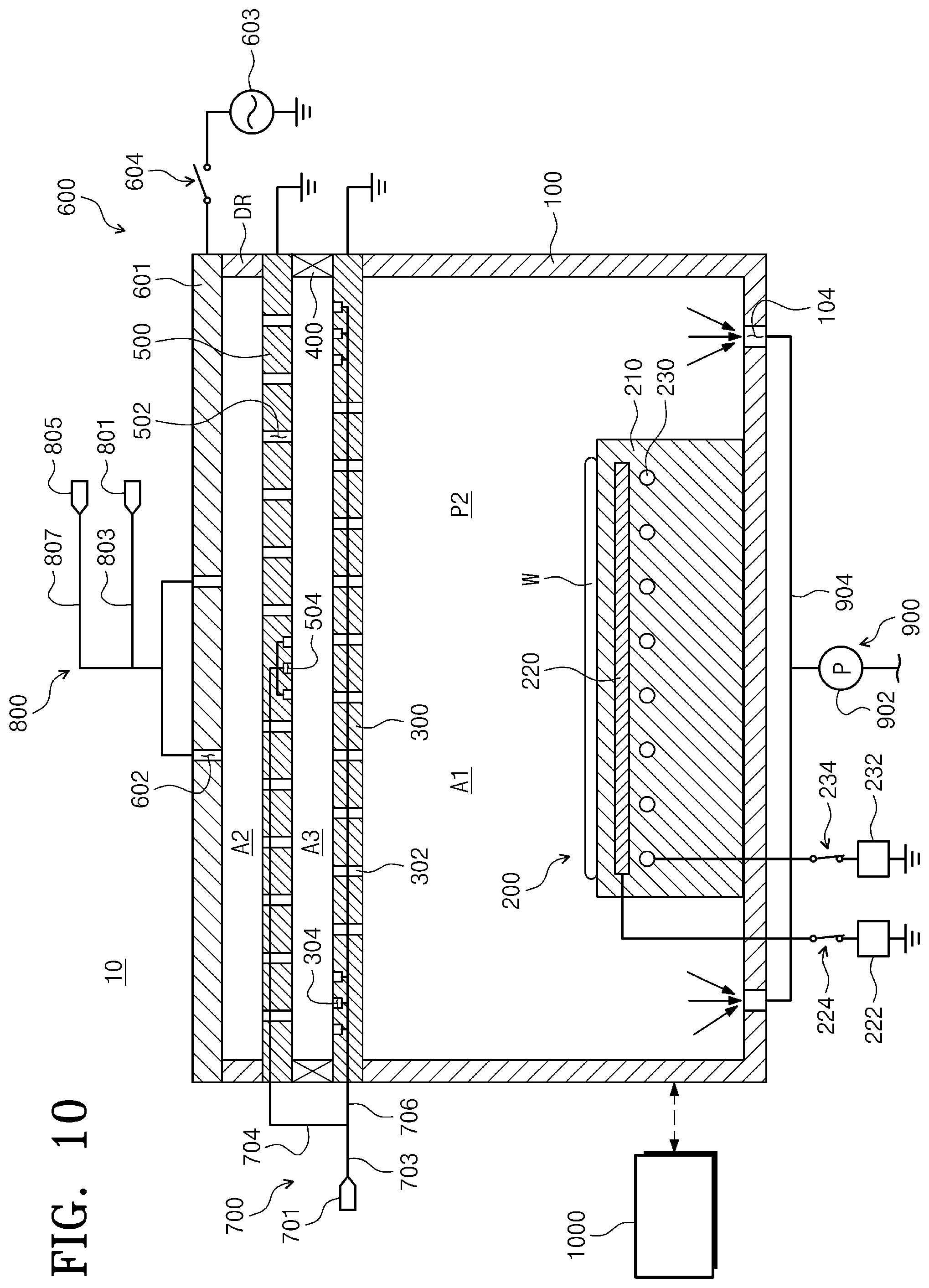 Patent US12308219 Figure 10 – Substrate treating method and substrate treating apparatus