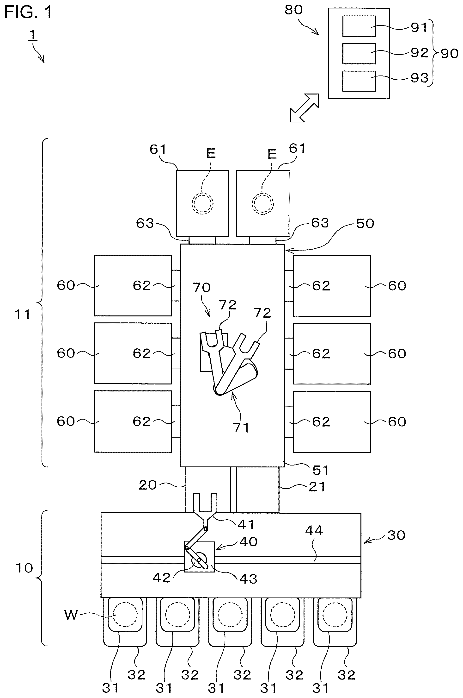 Patent US12308221 — Substrate processing system and method for installing edge ring — Figure 1
