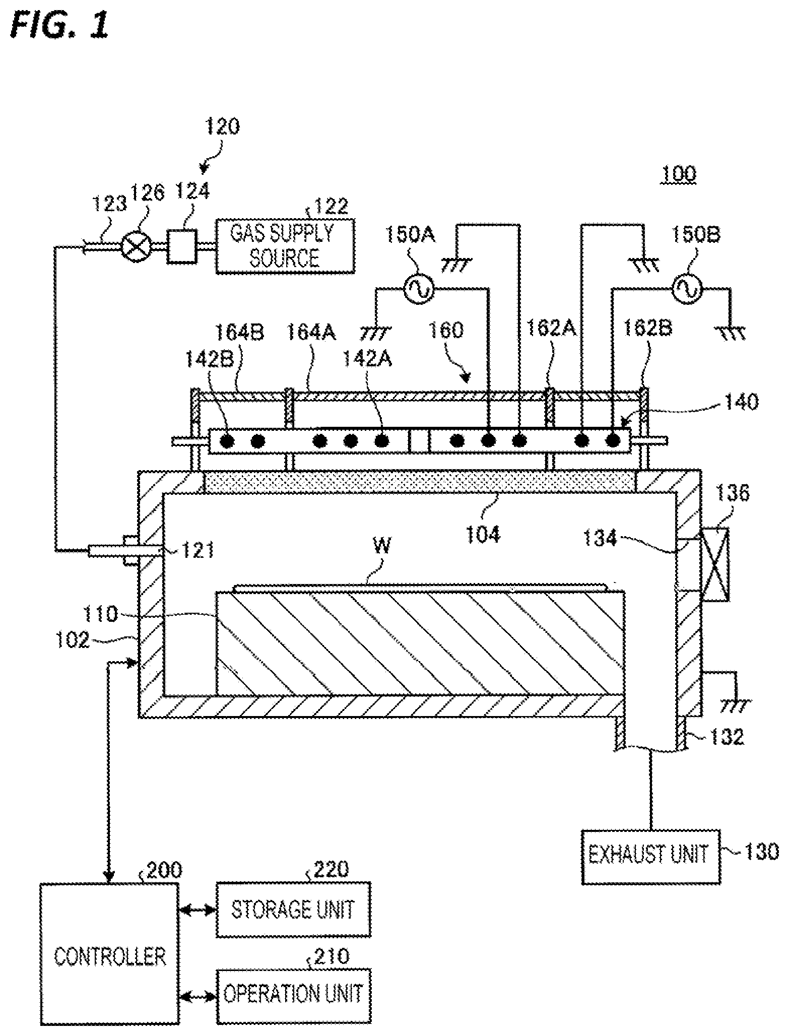 Patent US12308241 — Plasma processing method and plasma processing apparatus — Figure 1