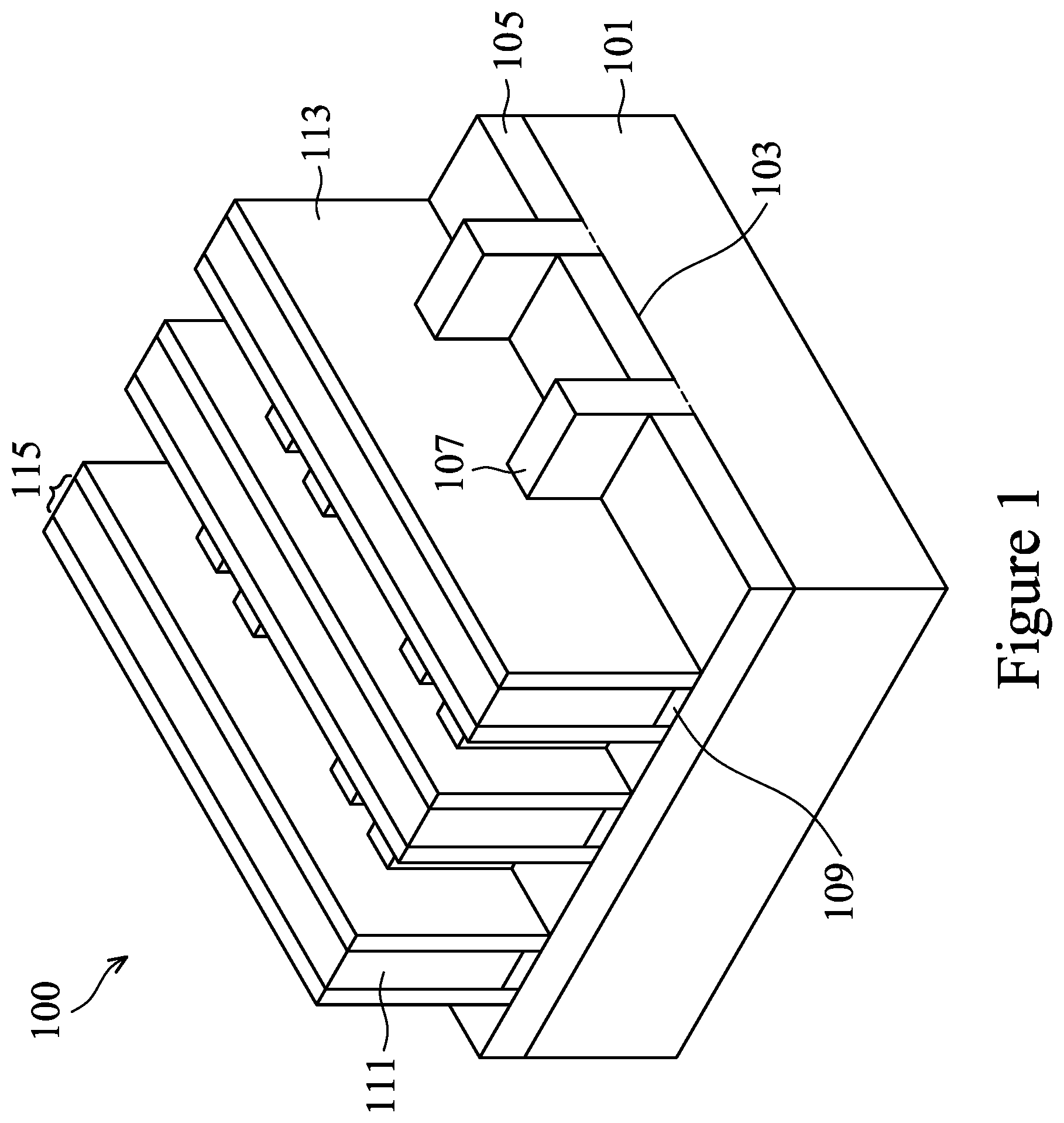 Patent US12308248 — Semiconductor device and method of manufacture — Figure 1