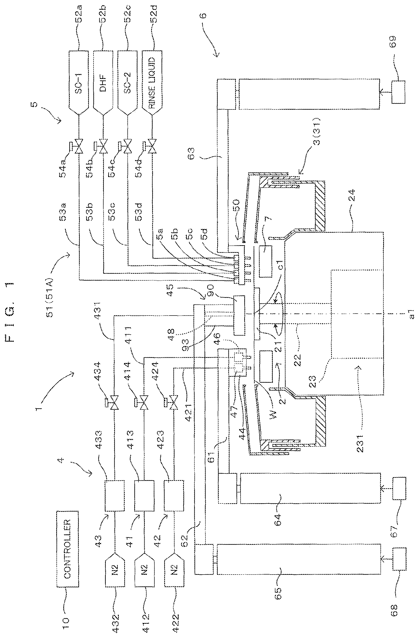 Patent US12308261 Figure 1 – Substrate processing apparatus and substrate processing method