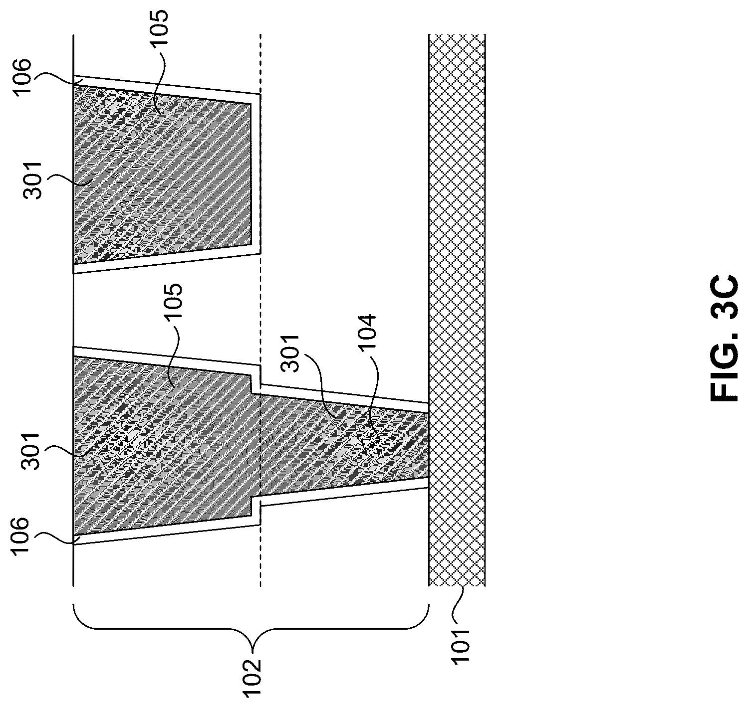 Patent US12308282 Figure 6 – Interconnect structure without barrier layer on bottom surface of via