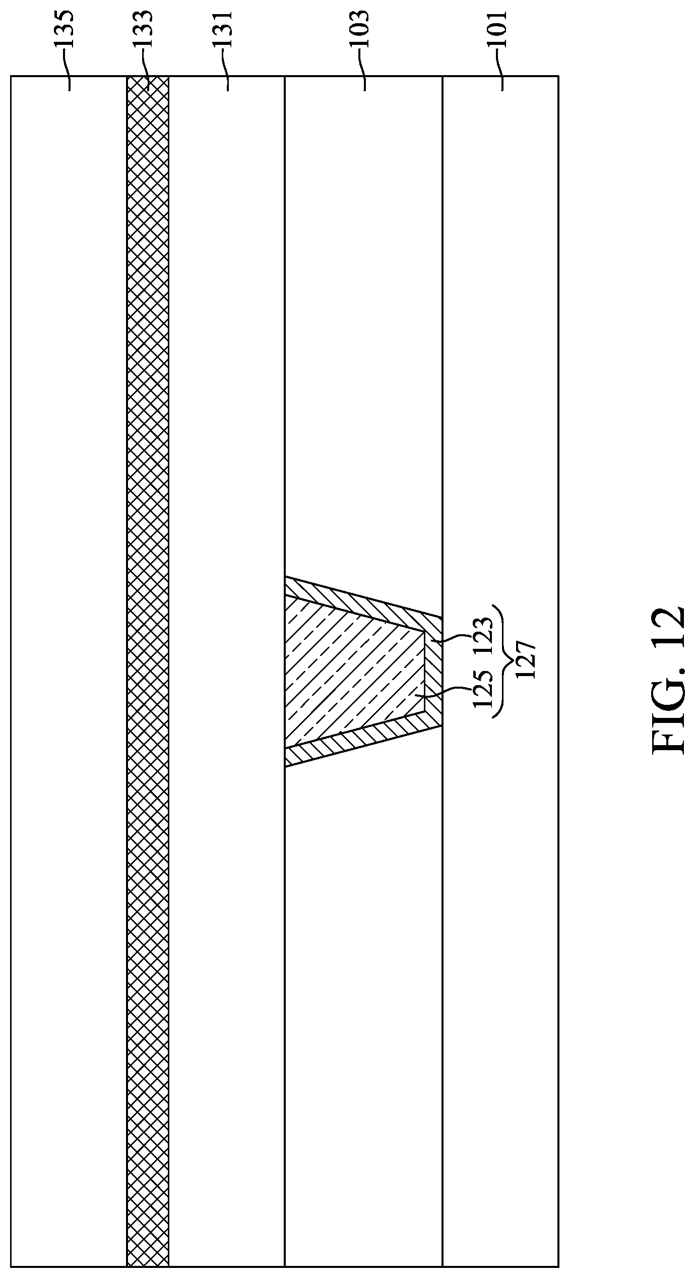 Patent US12308290 Figure 12 – Method for preparing semiconductor device structure with fluorine-catching layer