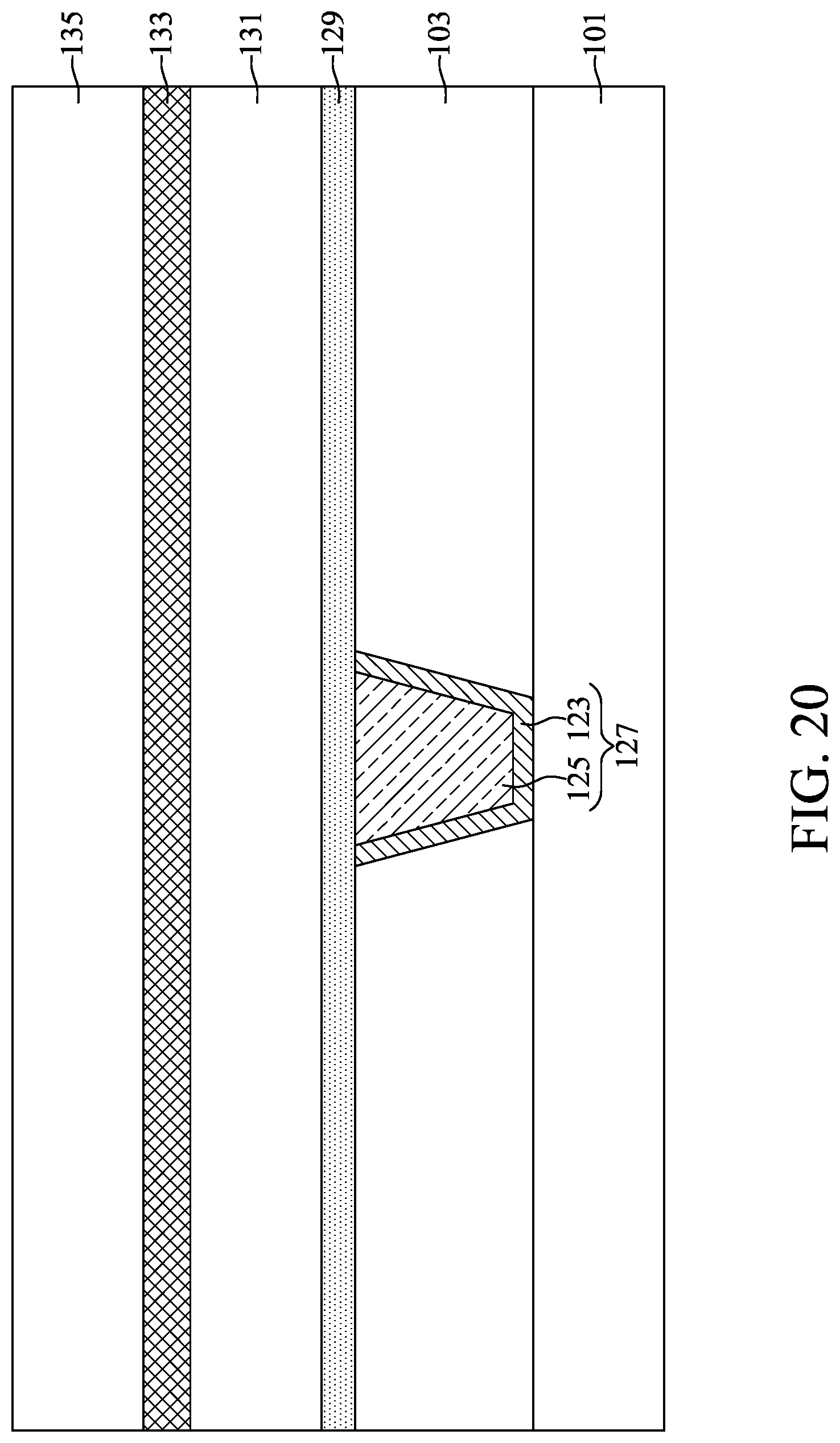 Patent US12308290 Figure 20 – Method for preparing semiconductor device structure with fluorine-catching layer