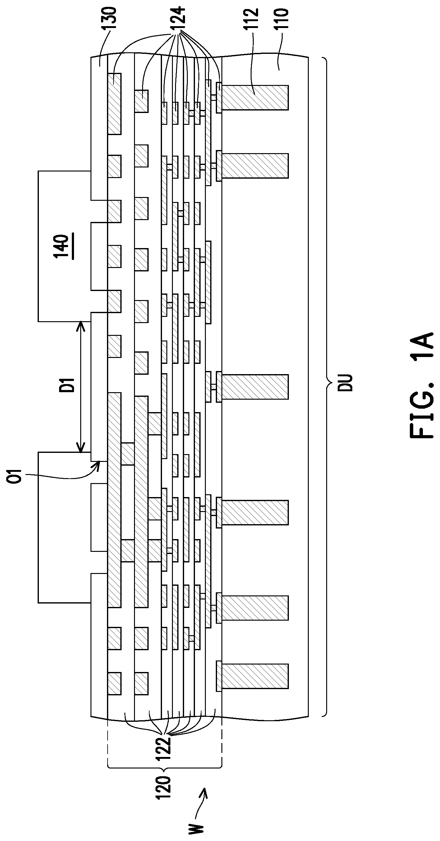 Patent US12308298 — Semiconductor die, manufacturing method thereof, and semiconductor package — Figure 1
