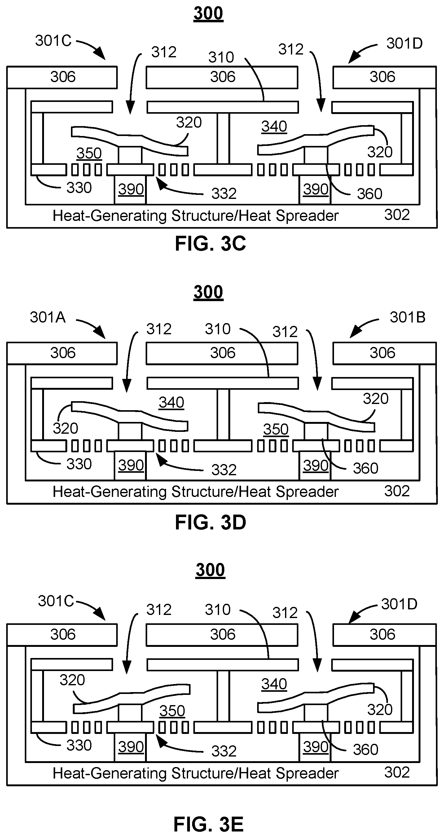 Patent US12308302 Figure 6 – Anchor and cavity configuration for MEMS-based cooling systems
