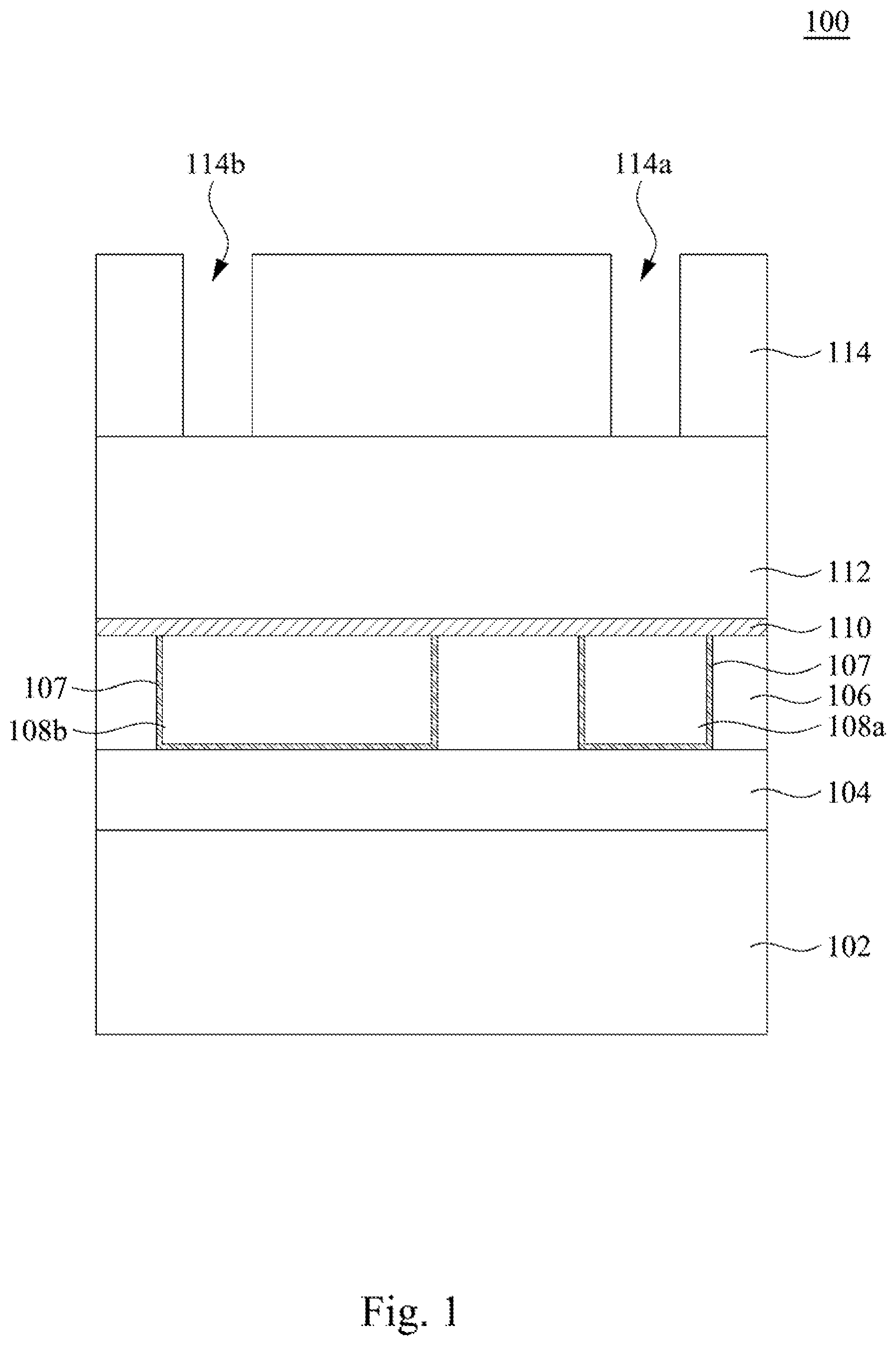 Patent US12308310 Figure 1 – Method for forming semiconductor interconnection structure against stress migration
