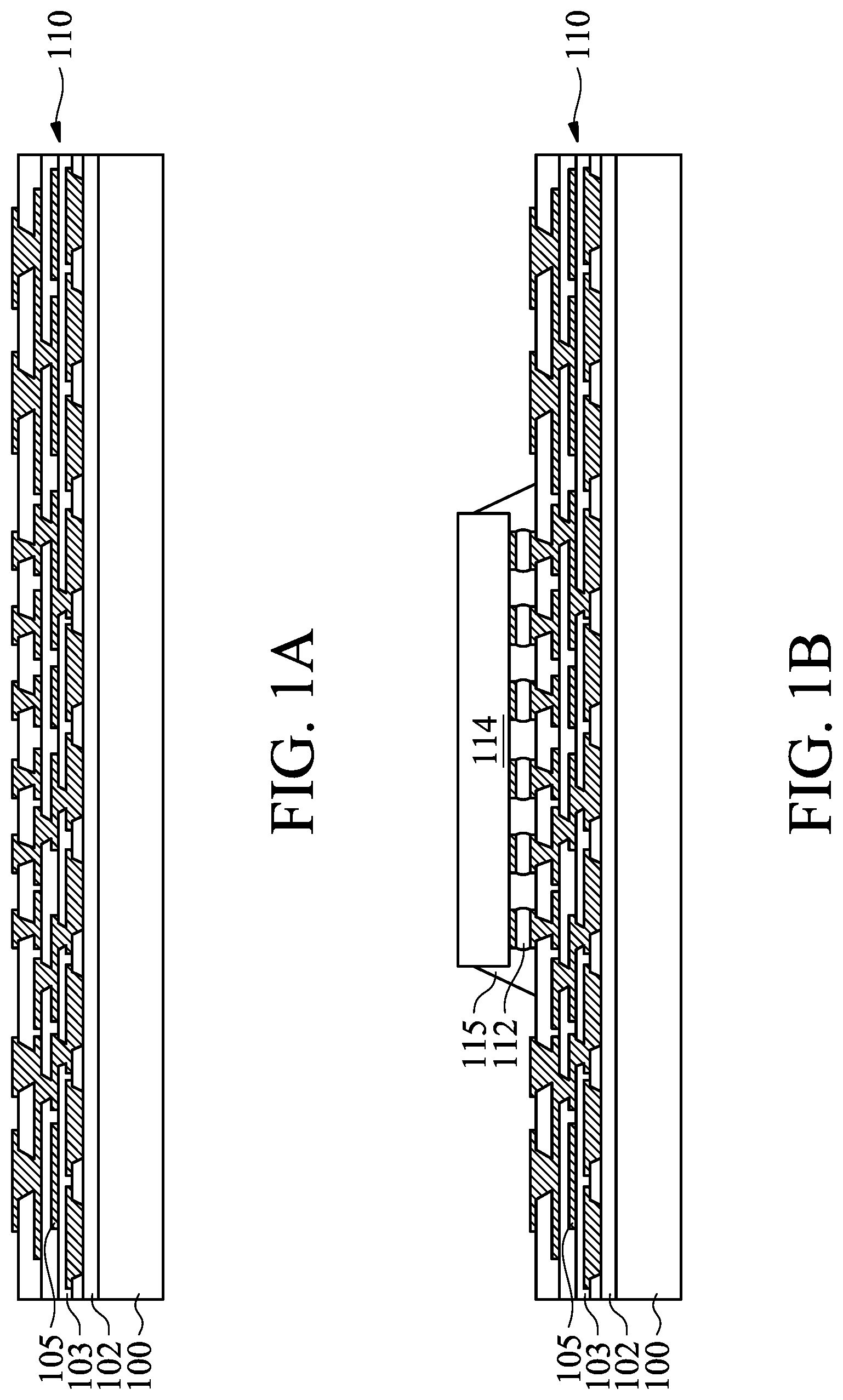 Patent US12308313 — Semiconductor package with improved interposer structure — Figure 1