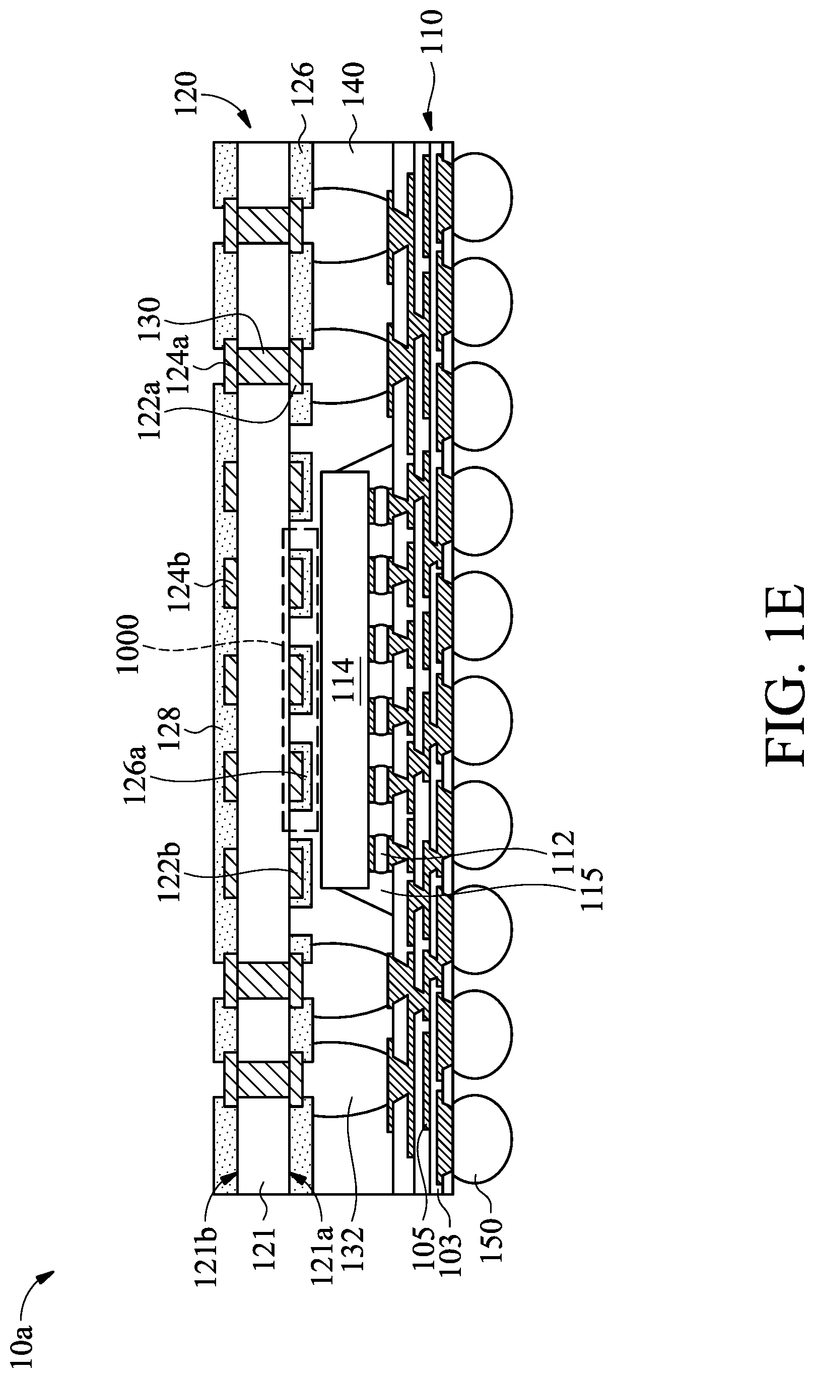 Patent US12308313 Figure 4 – Semiconductor package with improved interposer structure