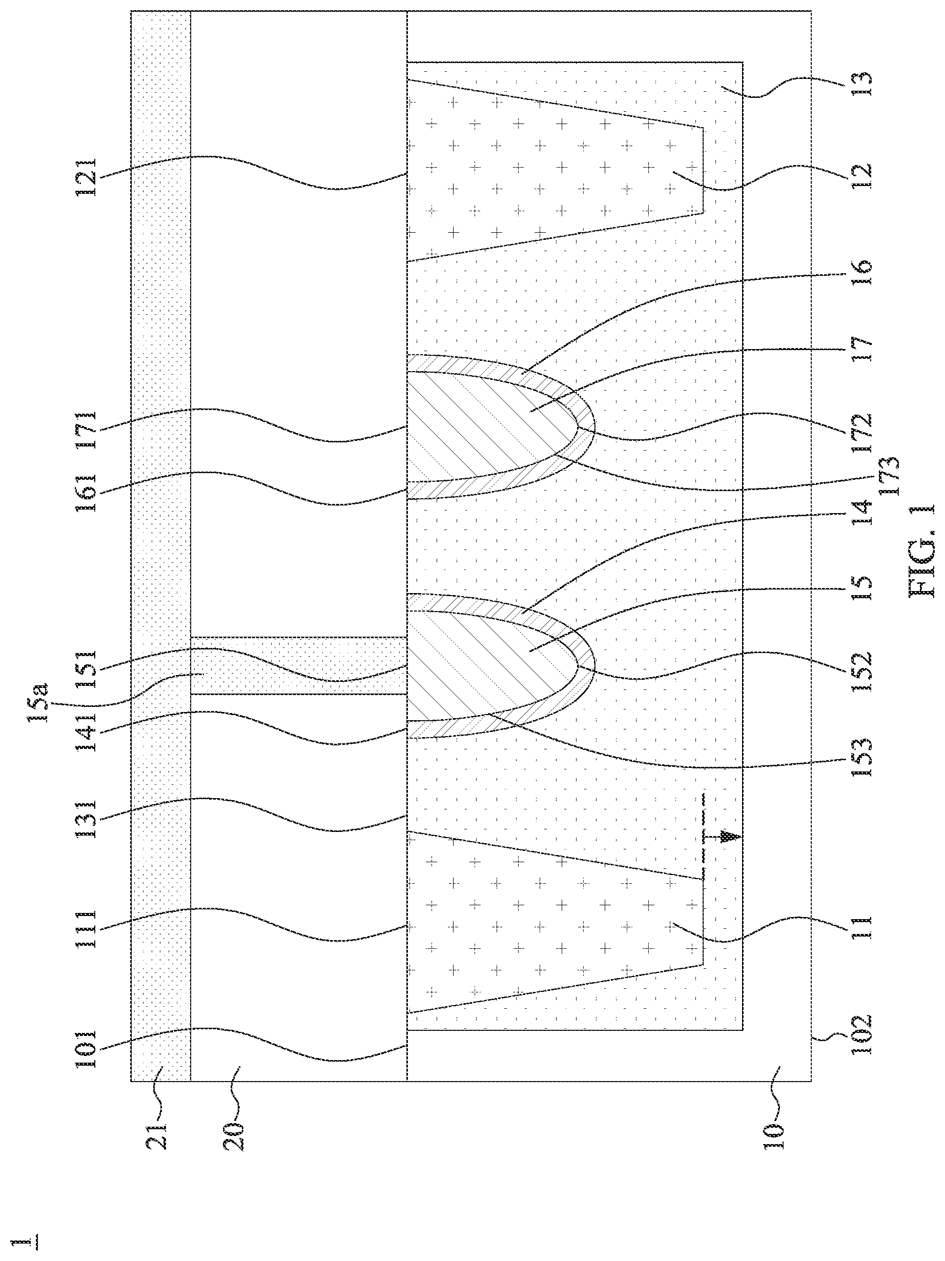 Patent US12308315 — Fuse component and semiconductor device — Figure 1