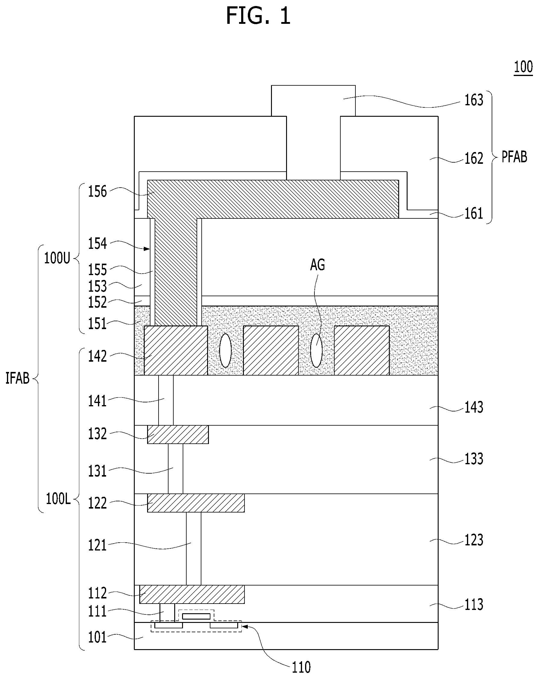 Patent US12308317 — Semiconductor device and method for fabricating the same — Figure 1