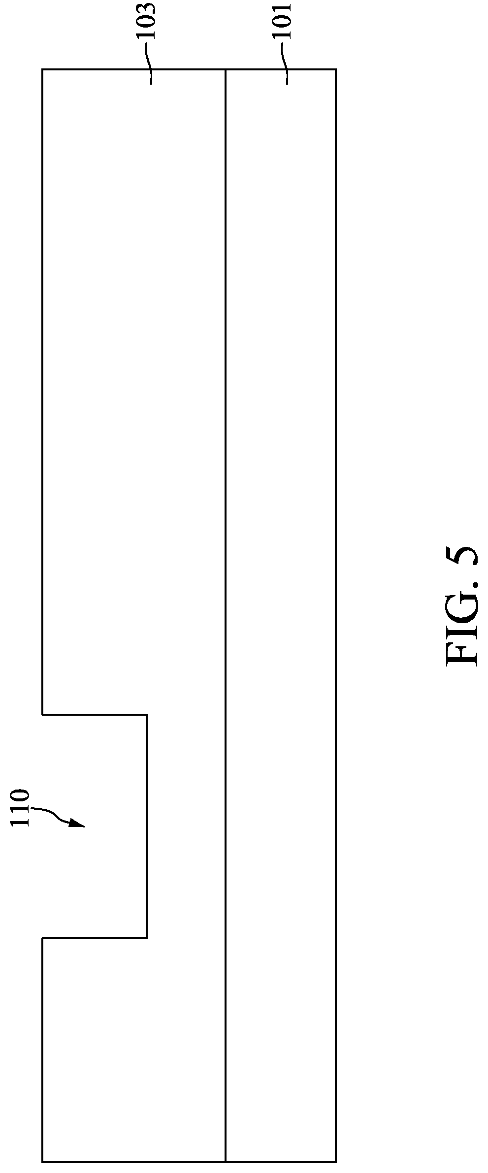 Patent US12308318 Figure 5 – Semiconductor device structure with barrier portion