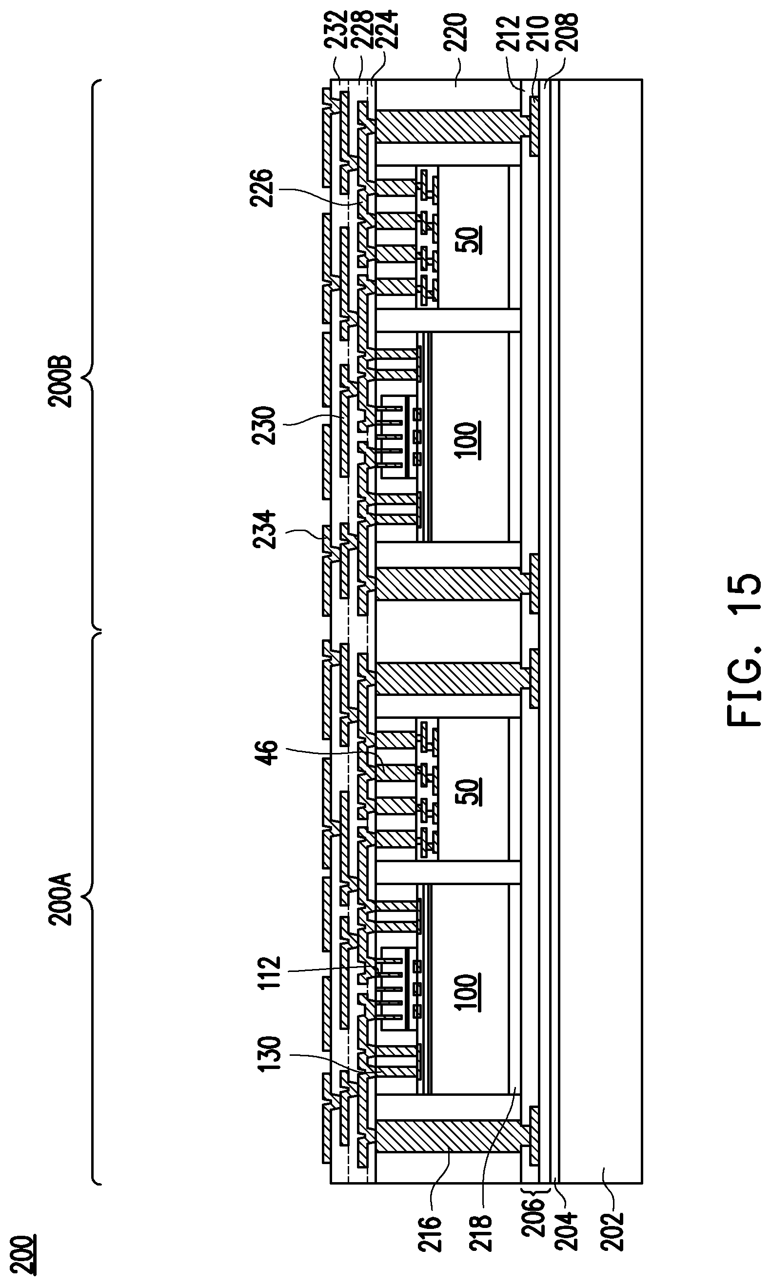 Patent US12308323 Figure 13 – Package-on-package device