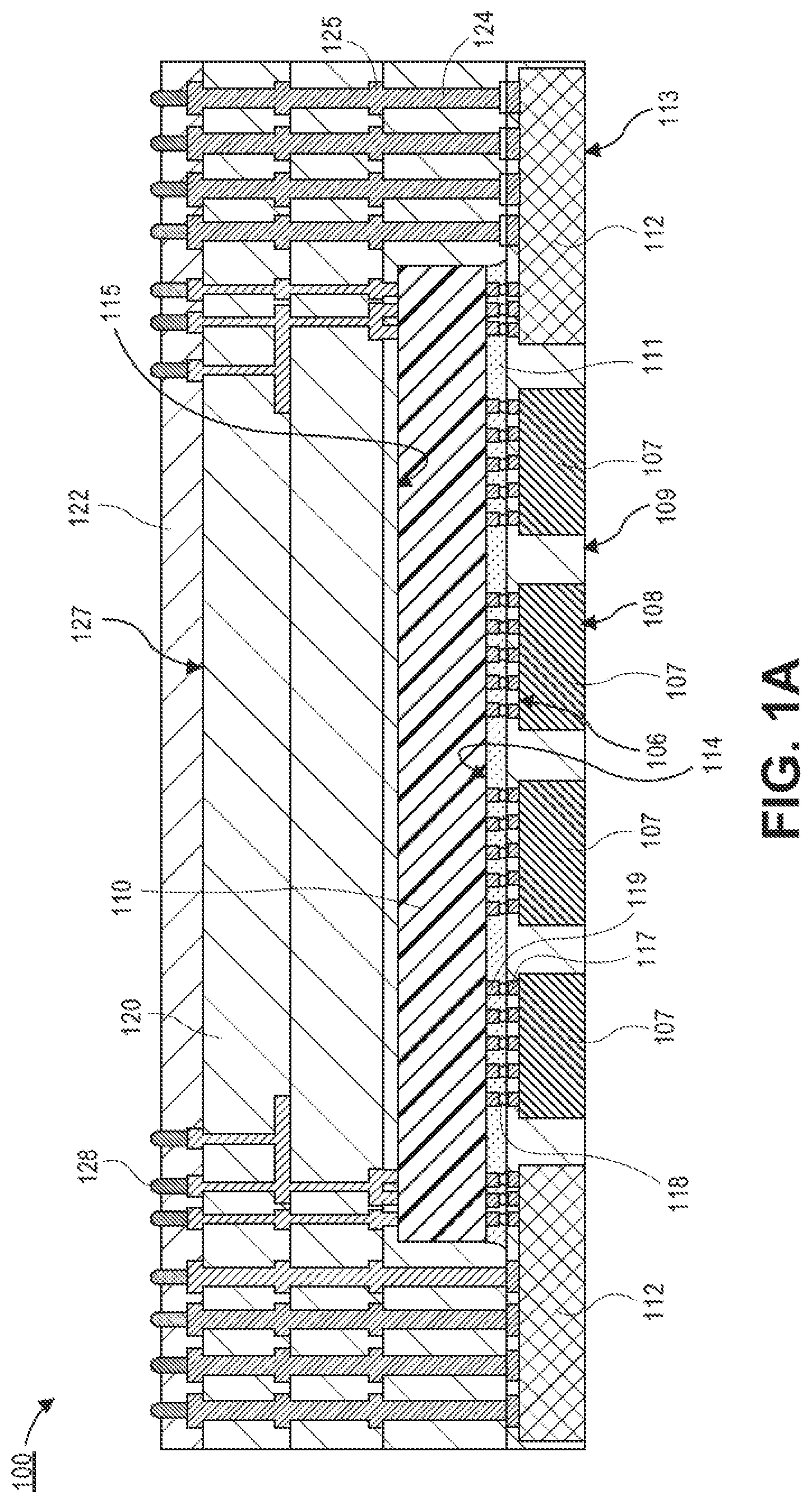 Patent US12308329 — Chiplet first architecture for die tiling applications — Figure 1