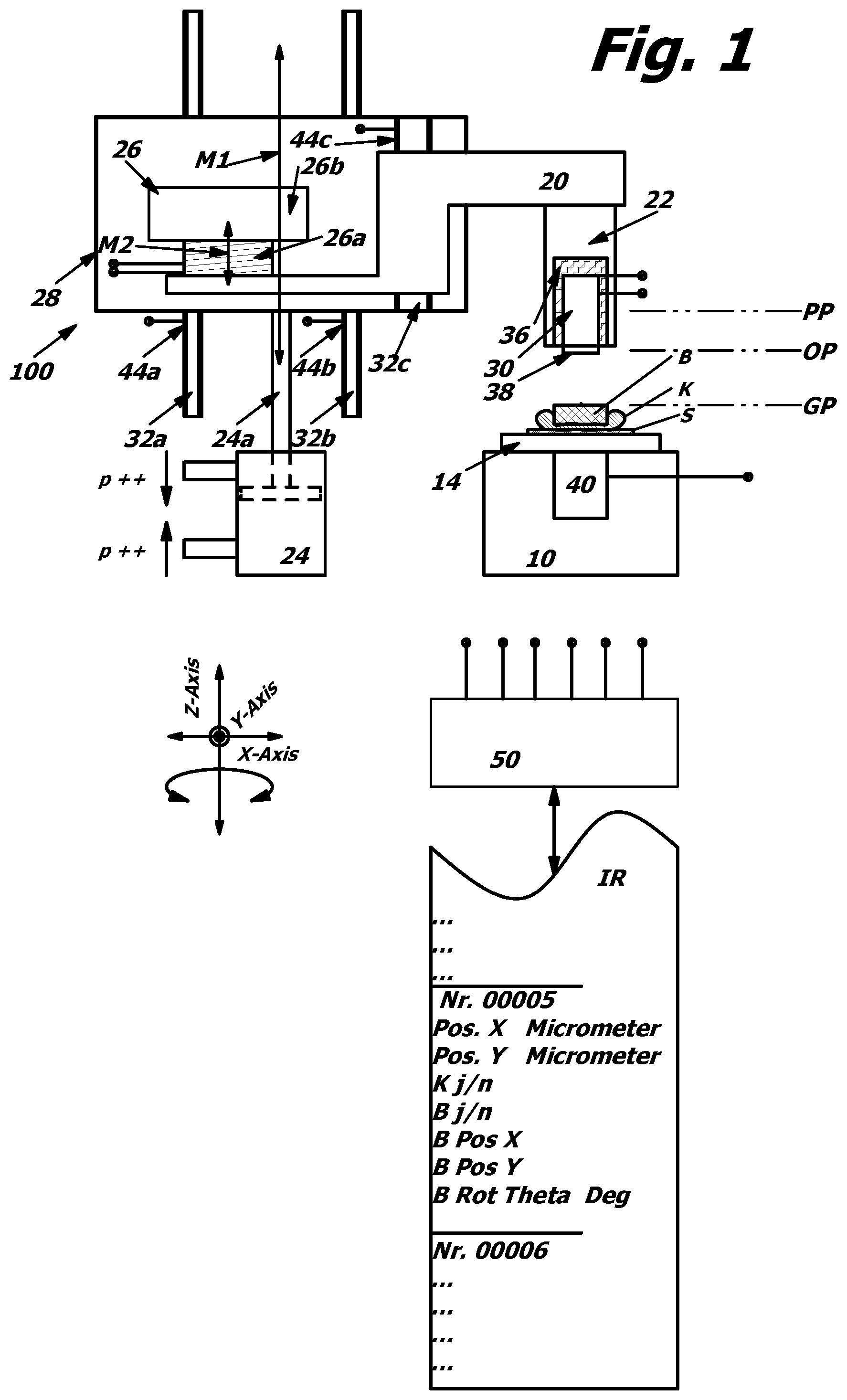 Patent US12308340 — Thermocompression apparatus and method for bonding electrical components to a substrate — Figure 1