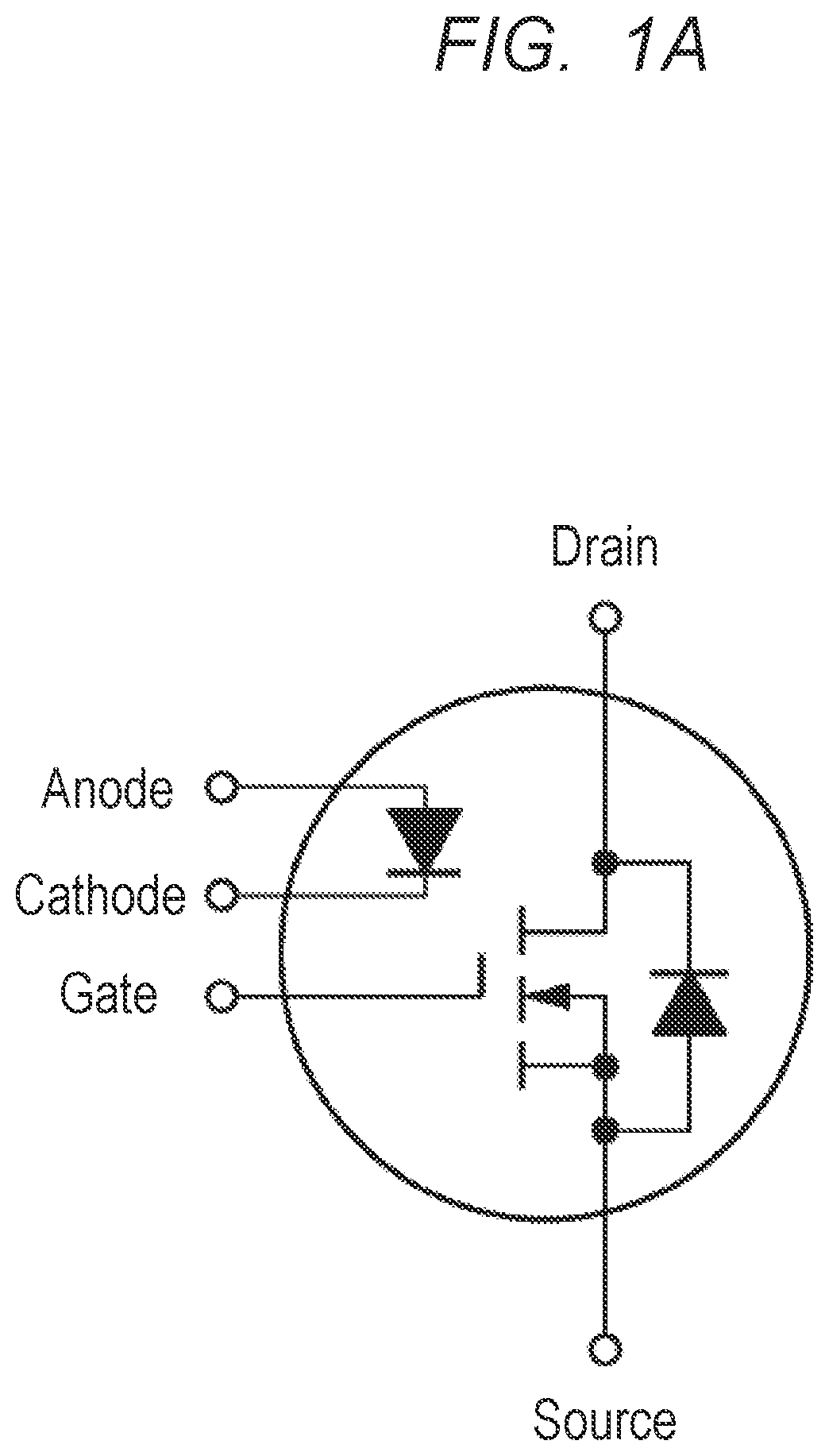 Patent US12308356 — Semiconductor device including semiconductor chip having power transistor and temperature sensing diode — Figure 1