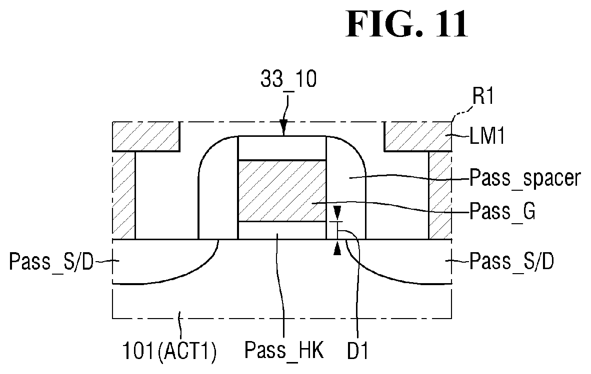 Patent US12308367 Figure 11 – Nonvolatile memory device with openings in the substrate and nonvolatile memory system including the same