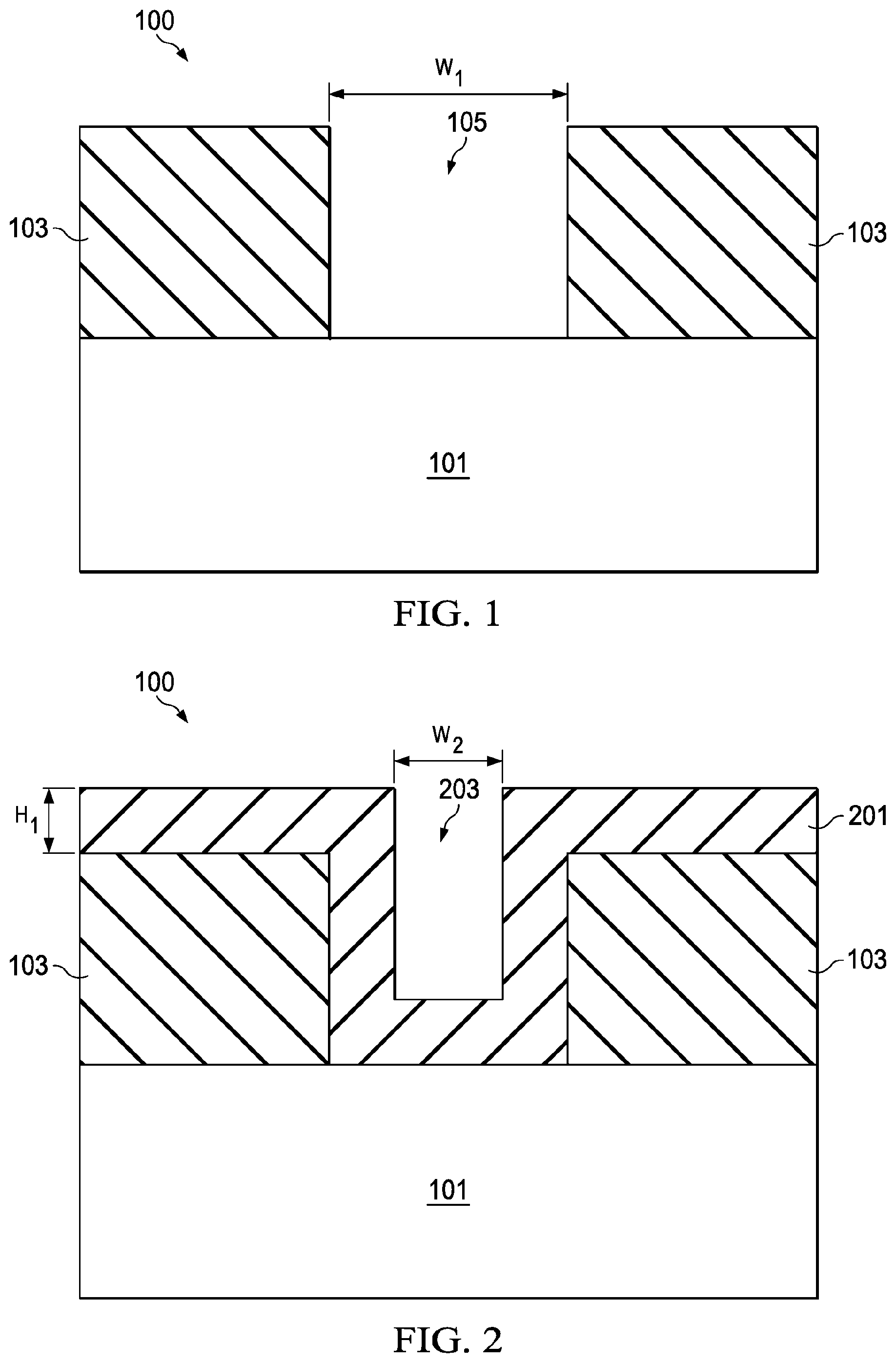 Patent US12308368 — Method for non-resist nanolithography — Figure 1