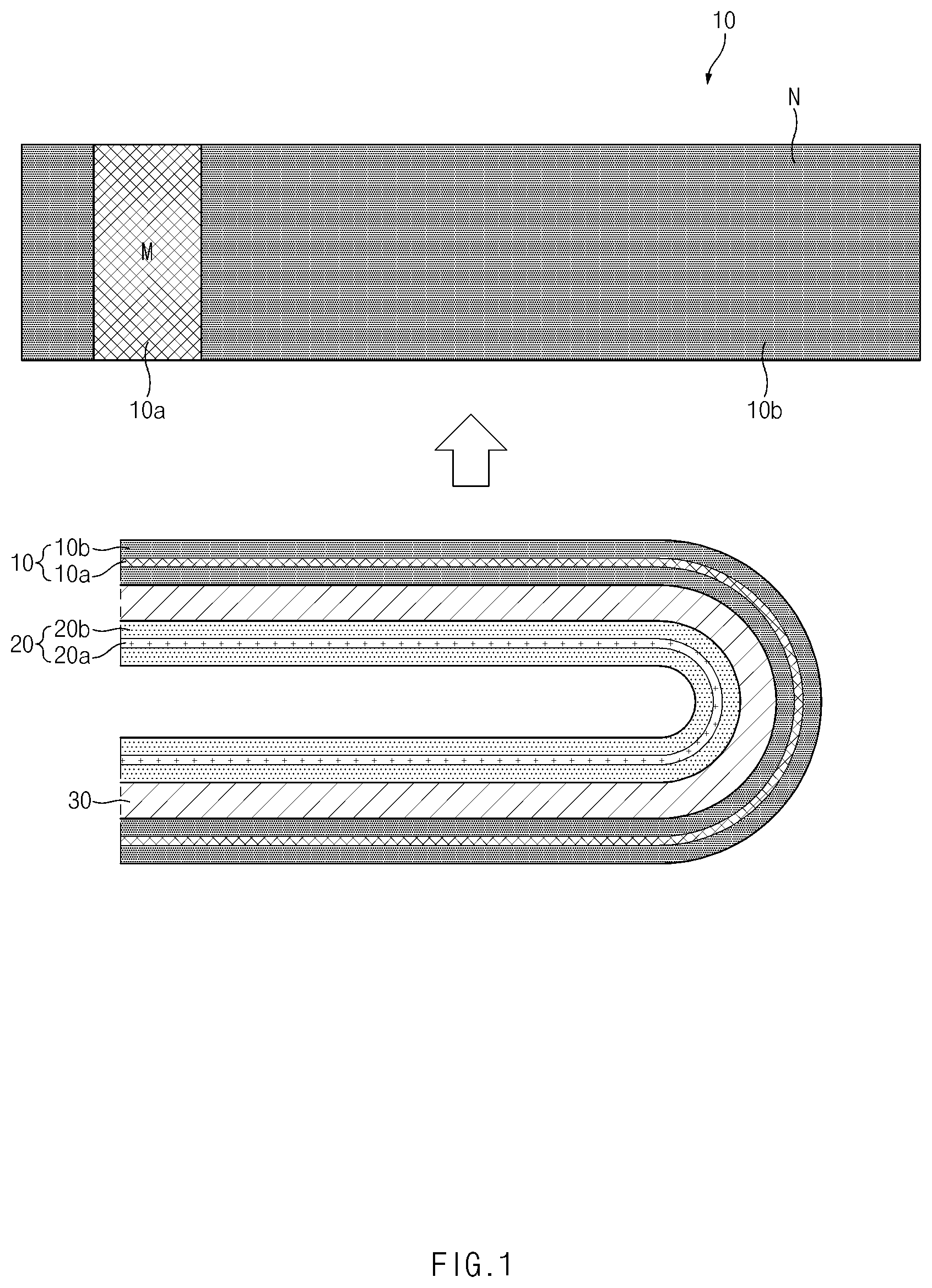 Patent US12308377 — Electrode assembly and method for manufacturing the same — Figure 1