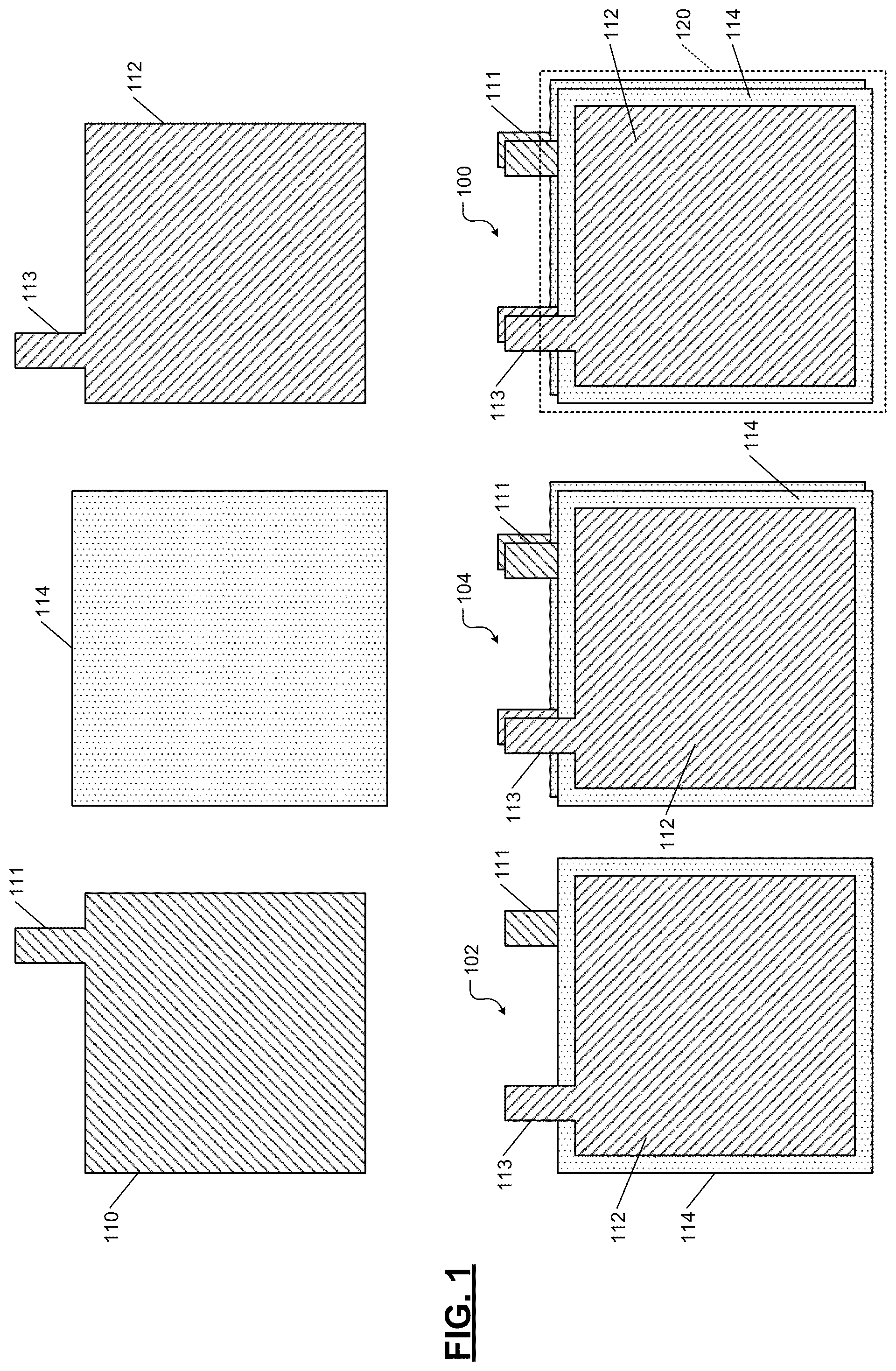 Patent US12308402 — Battery direct recycling — Figure 1