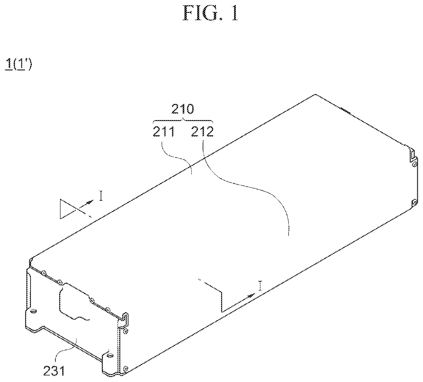 Patent US12308406 — Battery module having a sensing module thereon — Figure 1