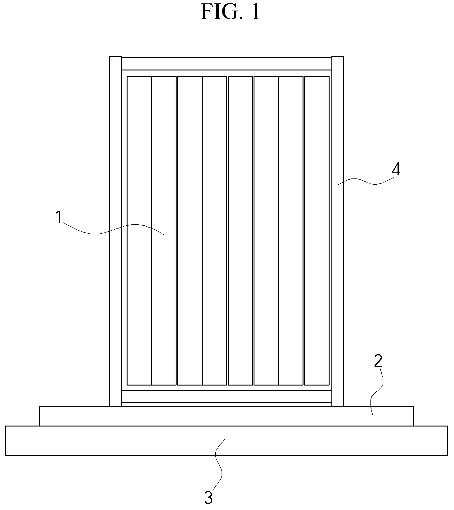 Patent US12308409 — Cooling structure of battery module for electric vehicle — Figure 1