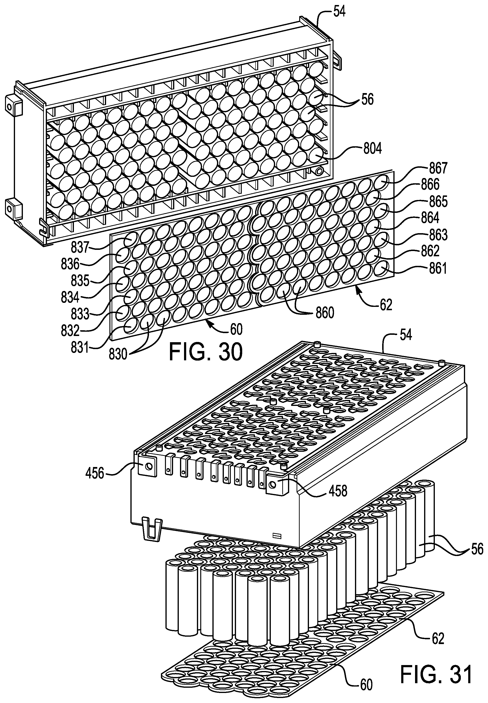 Patent US12308411 Figure 16 – Battery cell retention frame