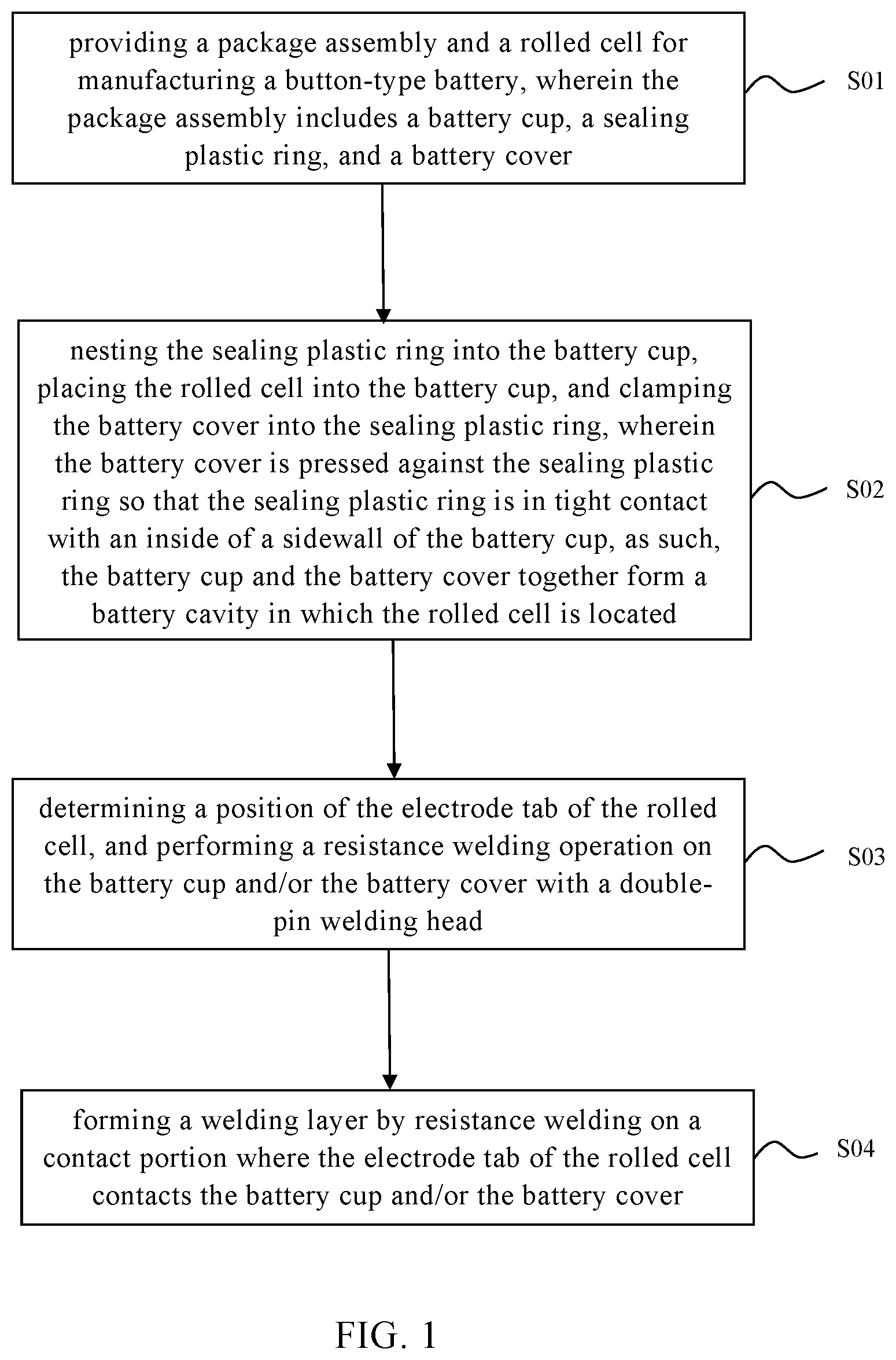 Patent US12308450 — Button-type battery — Figure 1