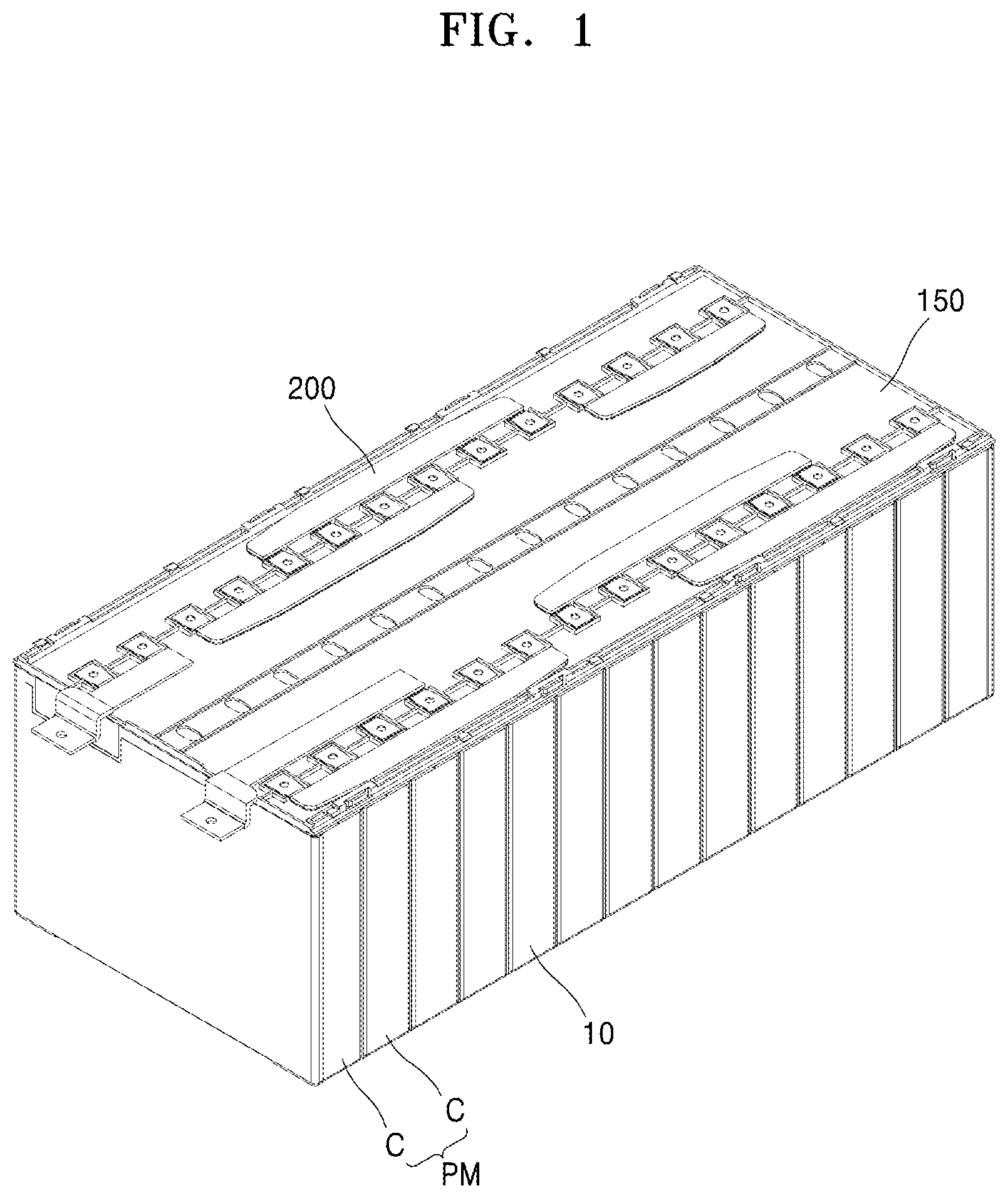 Patent US12308454 — Battery pack — Figure 1