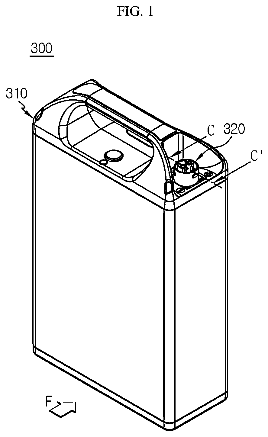 Patent US12308455 Figure 1 – Battery pack, electronic device and vehicle