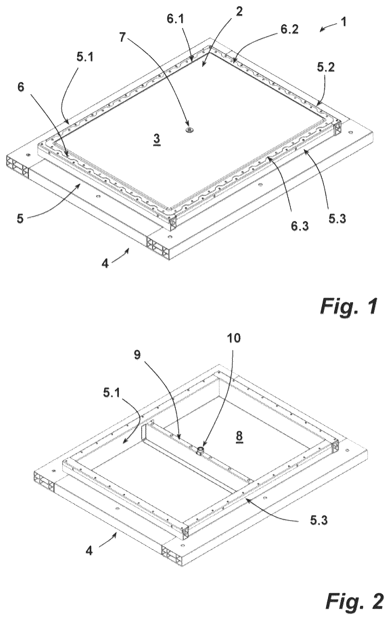 Patent US12308462 — Battery housing comprising a spacer — Figure 1