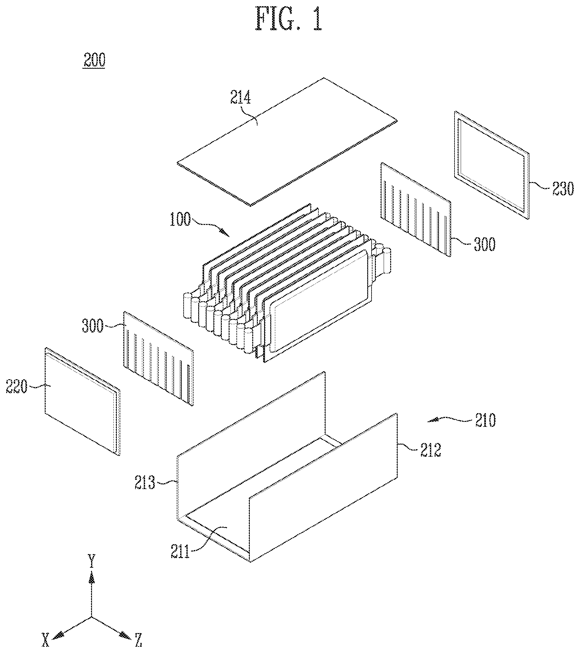 Patent US12308478 Figure 1 – Battery cell, battery module, and manufacturing method of the same