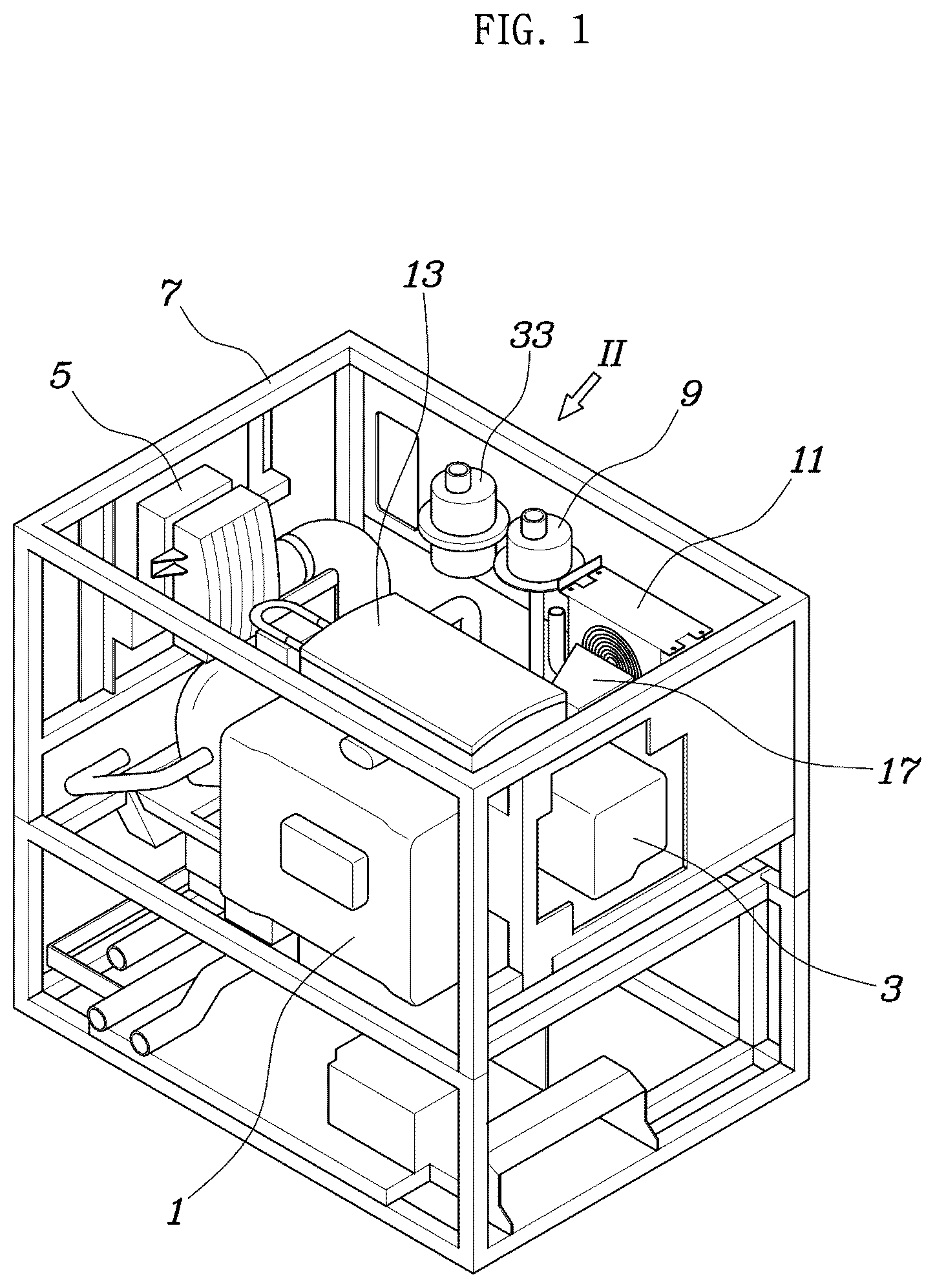 Patent US12308496 — Fuel cell power generation facility — Figure 1