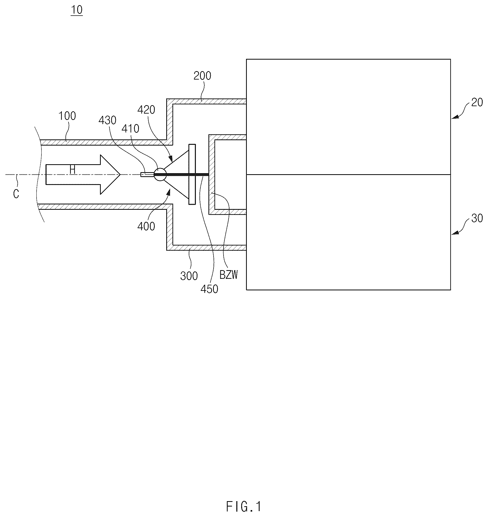 Patent US12308500 Figure 1 – Fuel cell system