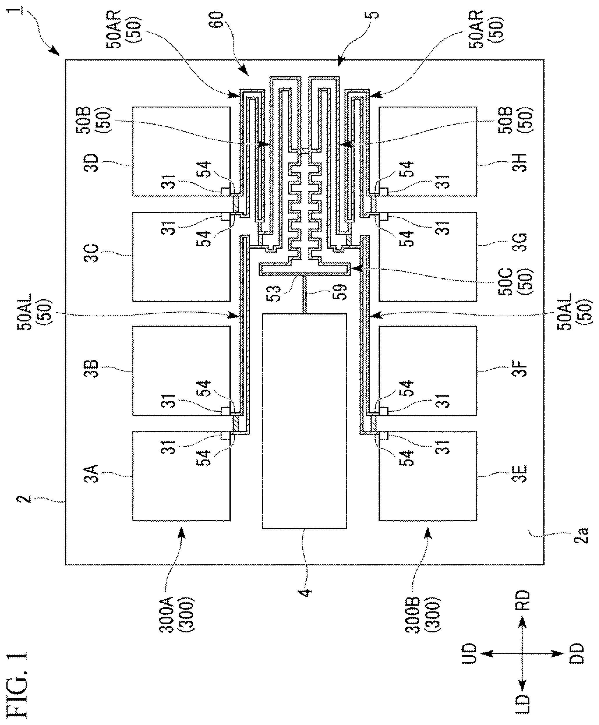 Patent US12308506 — Splitter-combiner and cascade connection circuit — Figure 1