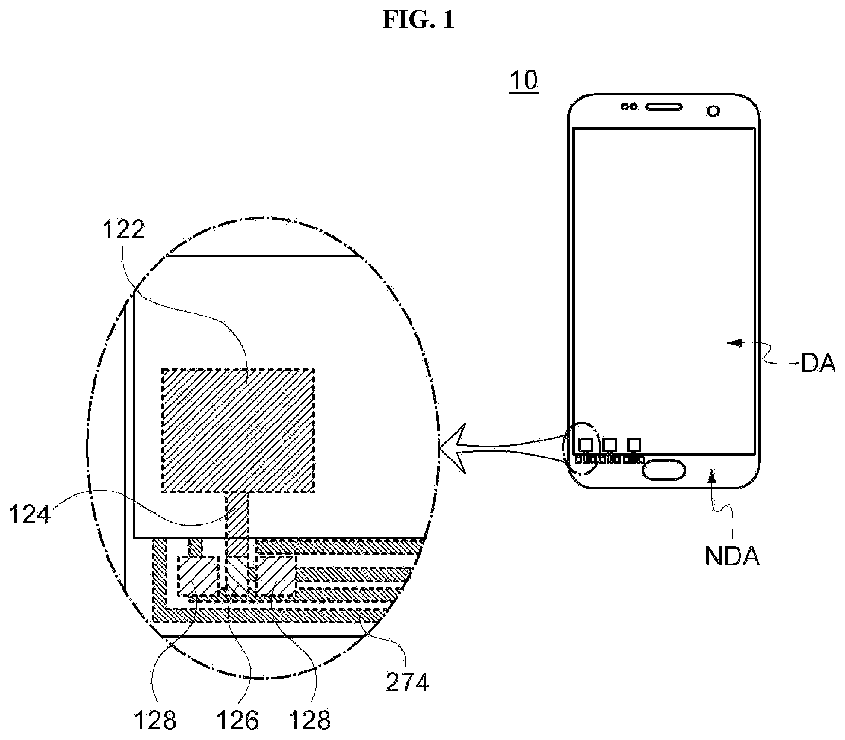 Patent US12308516 — Antenna stack structure — Figure 1