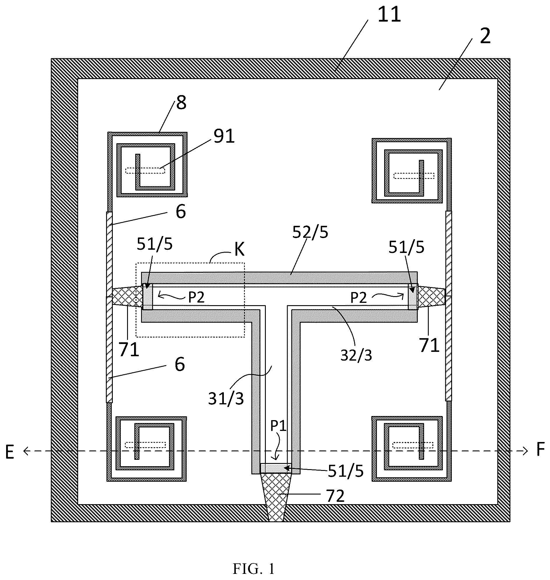 Patent US12308527 — Antenna and manufacturing method thereof — Figure 1