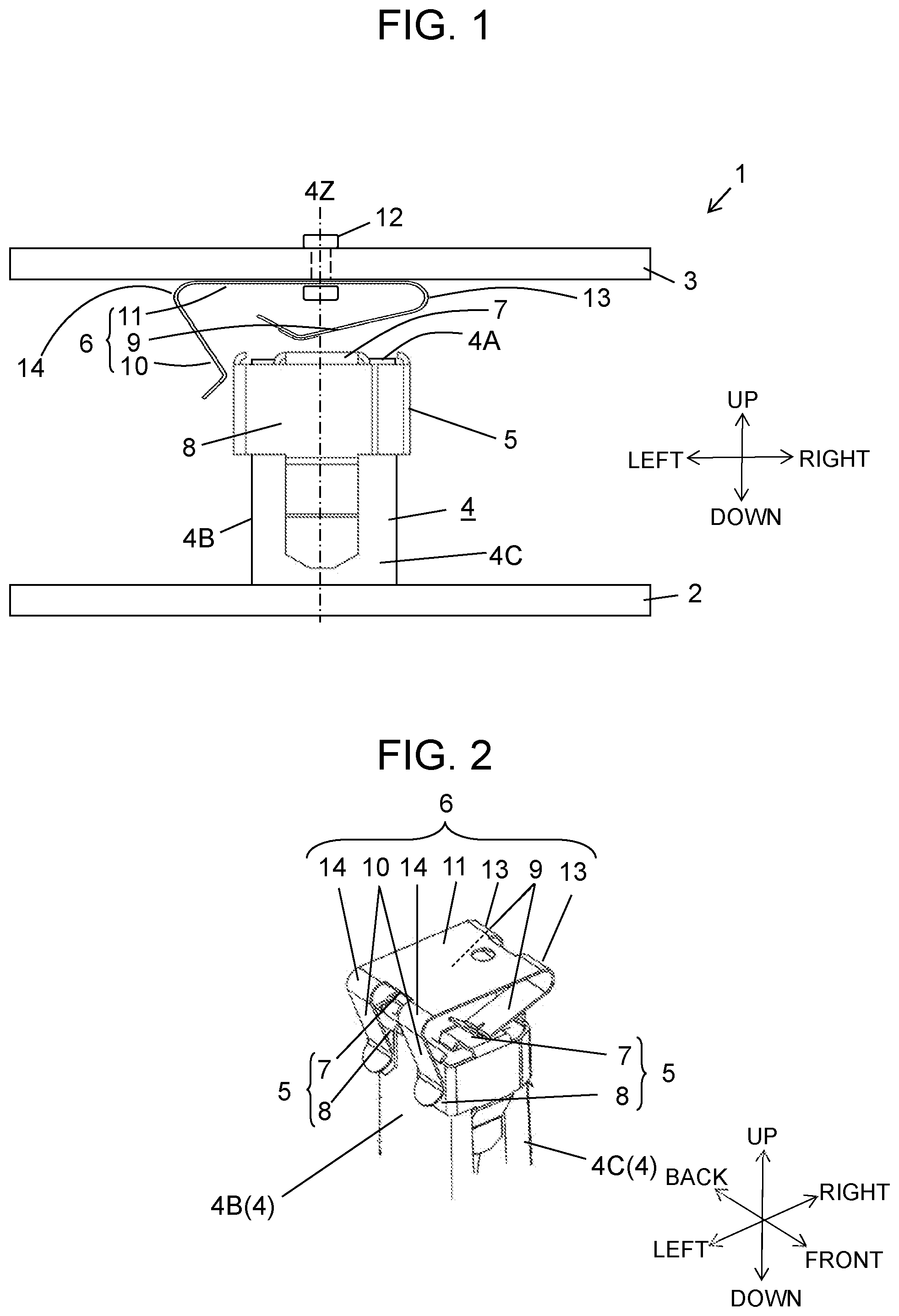 Patent US12308536 — Connection device providing multidirectional contacts — Figure 1