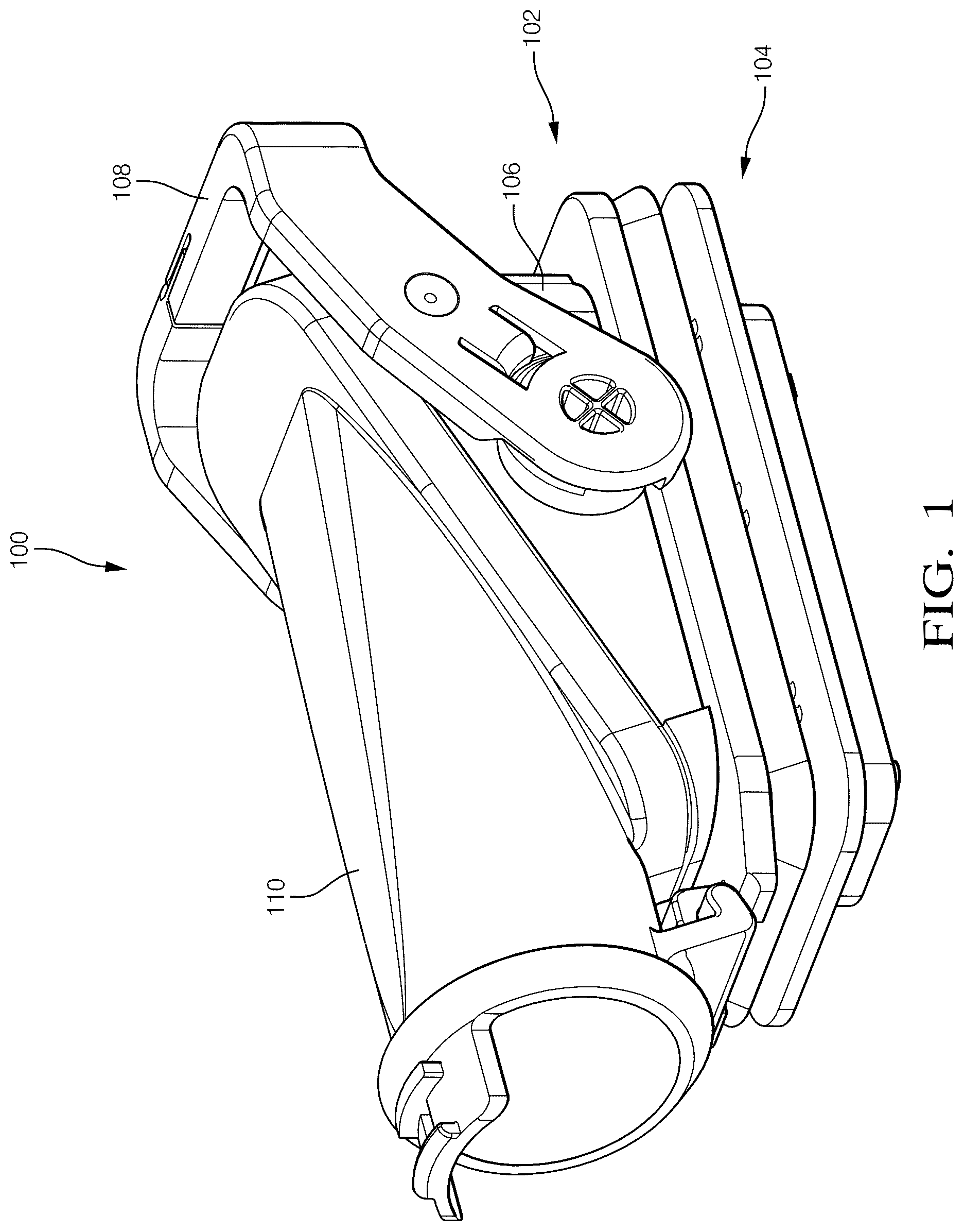 Patent US12308568 — Connector assembly with flexible lock and event driven wedge — Figure 1