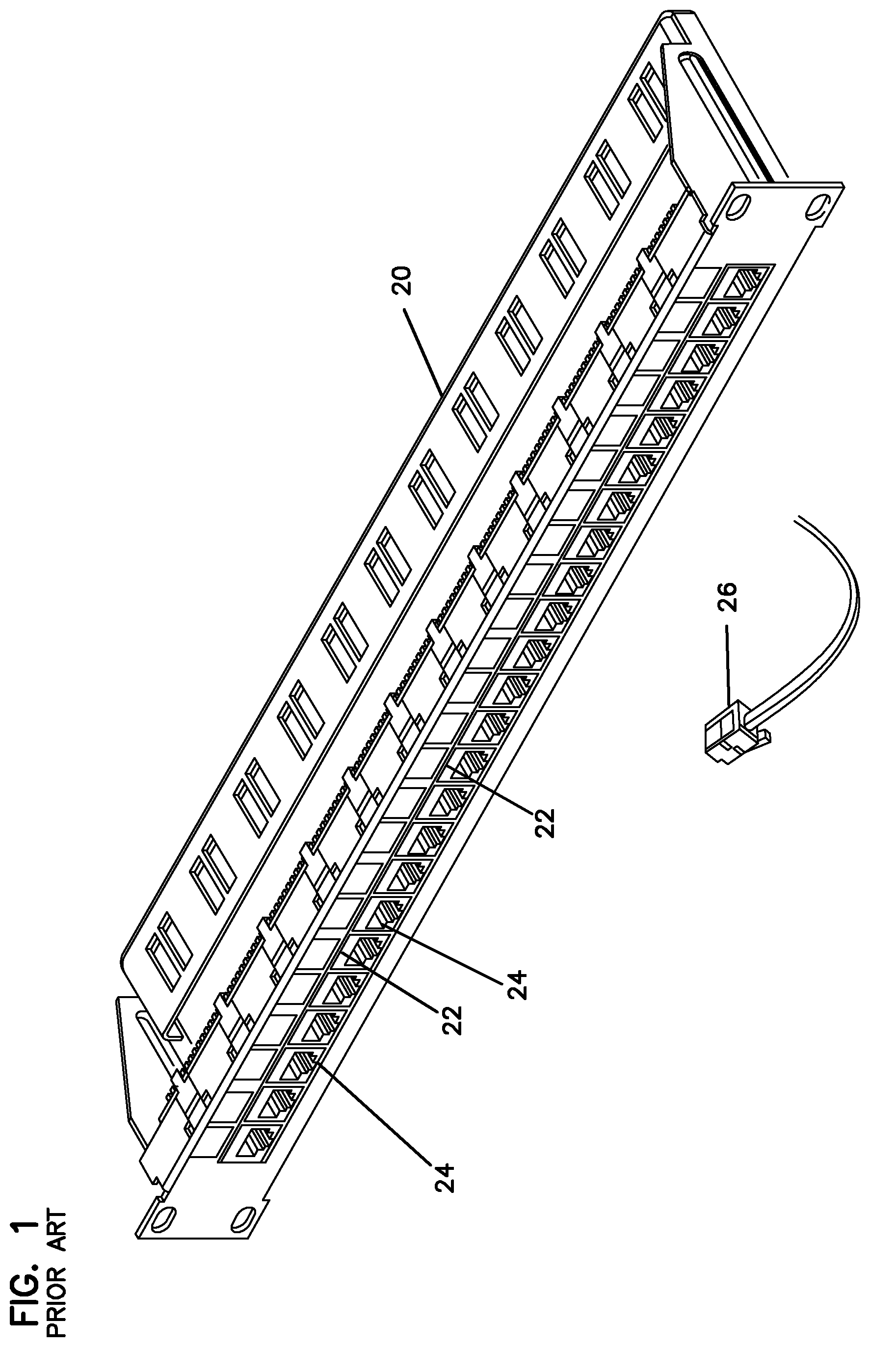 Patent US12308573 — Multistage capacitive crosstalk compensation arrangement — Figure 1