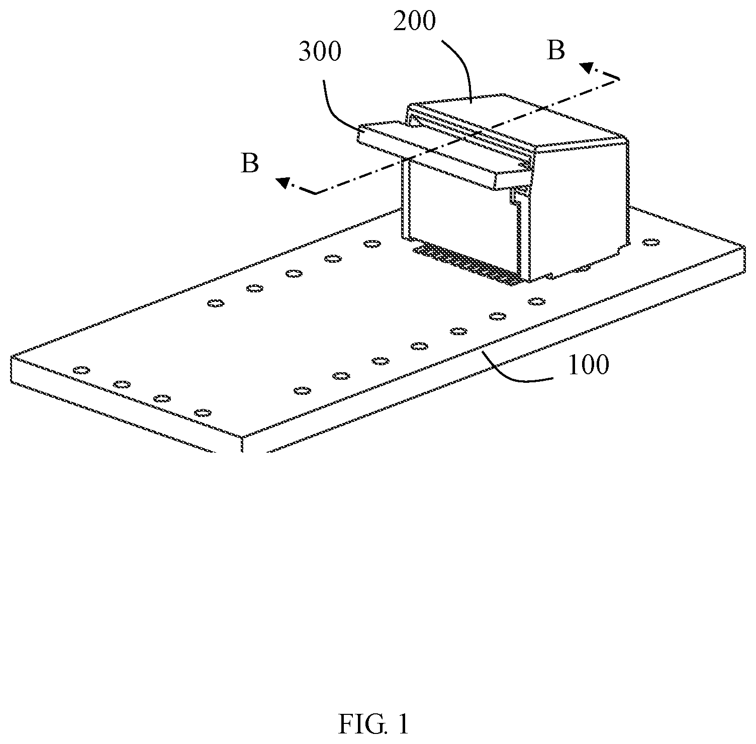 Patent US12308574 Figure 1 – Electrical connector with improved structure for transmitting radio frequency signal