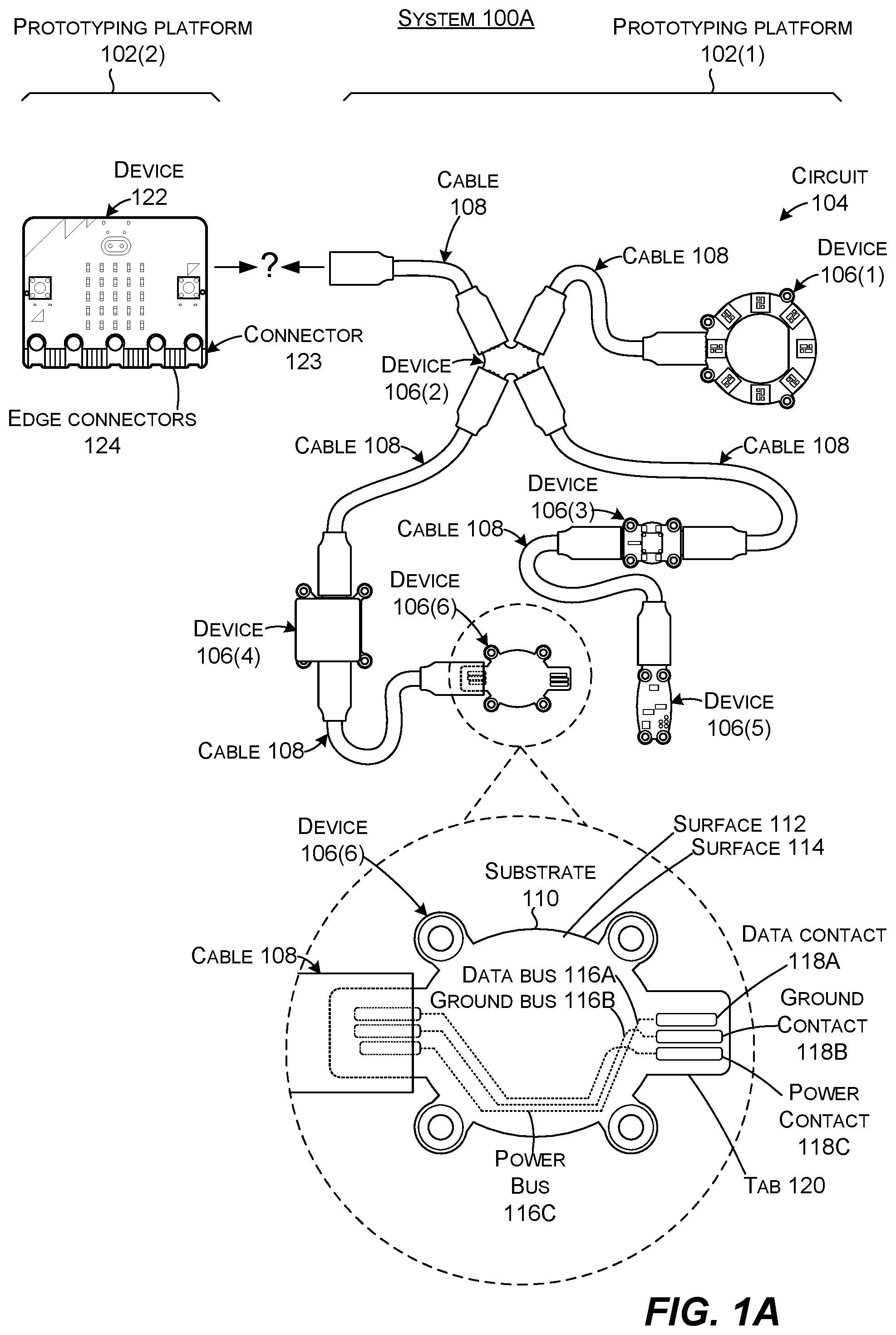 Patent US12308586 — Electronic prototyping interoperability — Figure 1