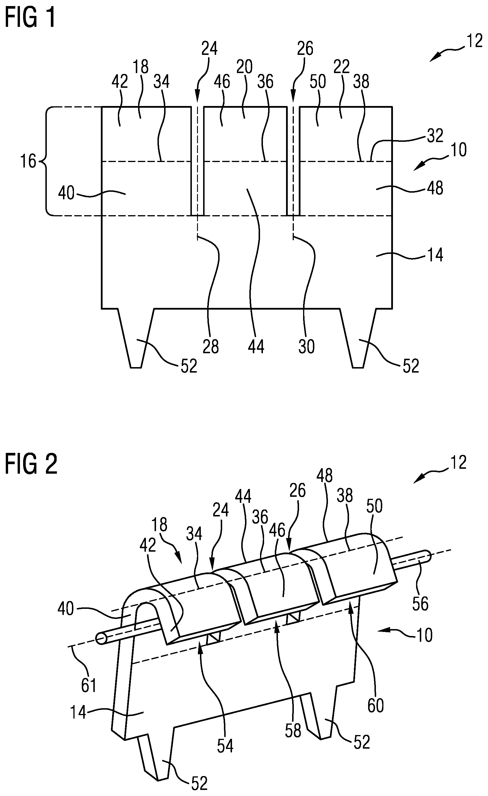 Patent US12308593 — Crimping element and method for producing a crimping element — Figure 1