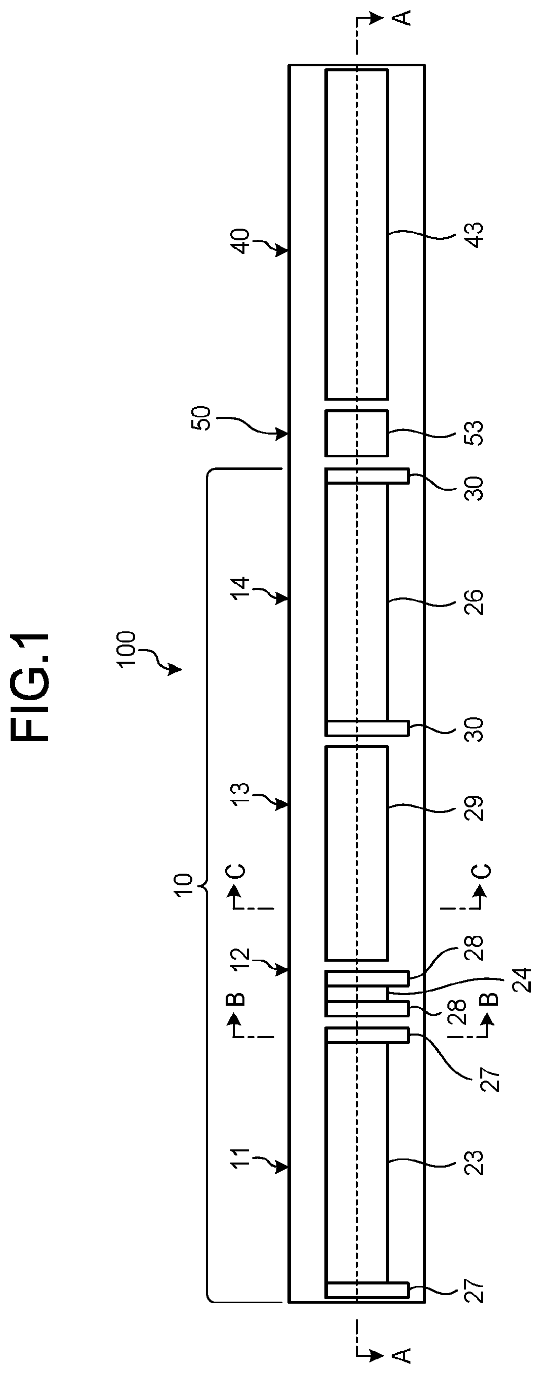 Patent US12308608 — Semiconductor optical integrated device — Figure 1