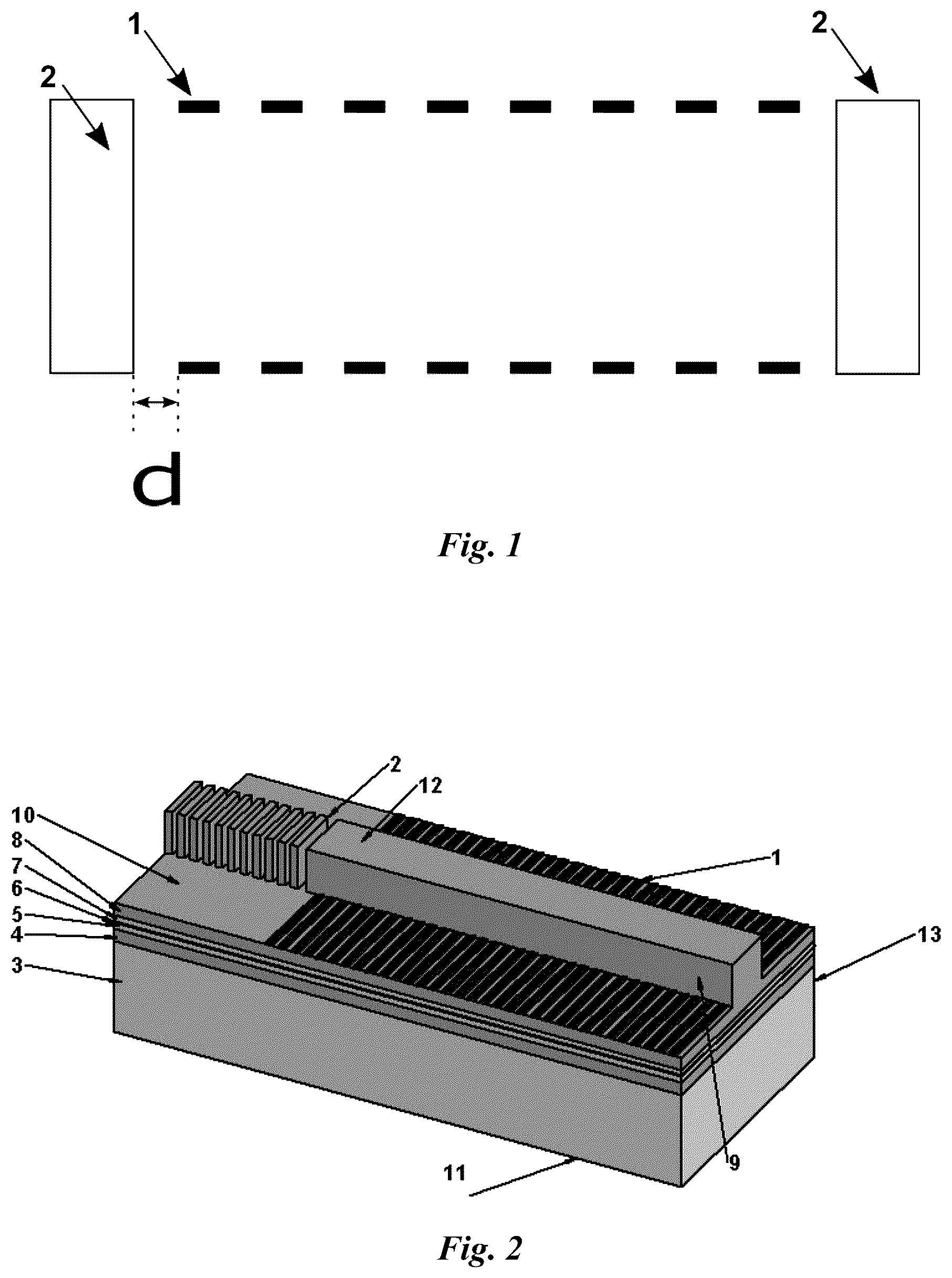 Patent US12308610 — Single mode semiconductor laser with phase control — Figure 1