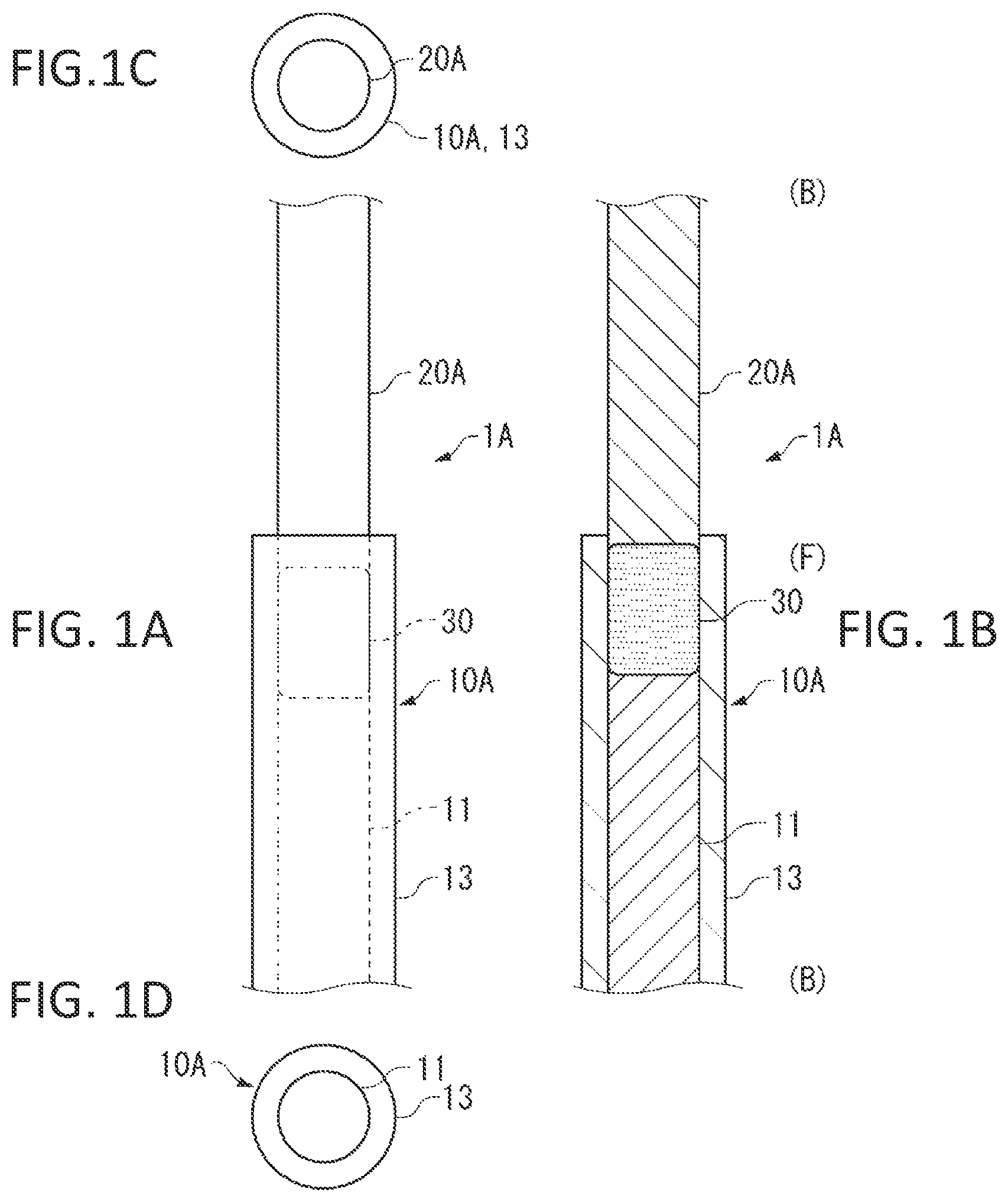 Patent US12308625 — Electric wire connection body, method of manufacturing electric wire connection body, sensor element, and method of manufacturing sensor element — Figure 1