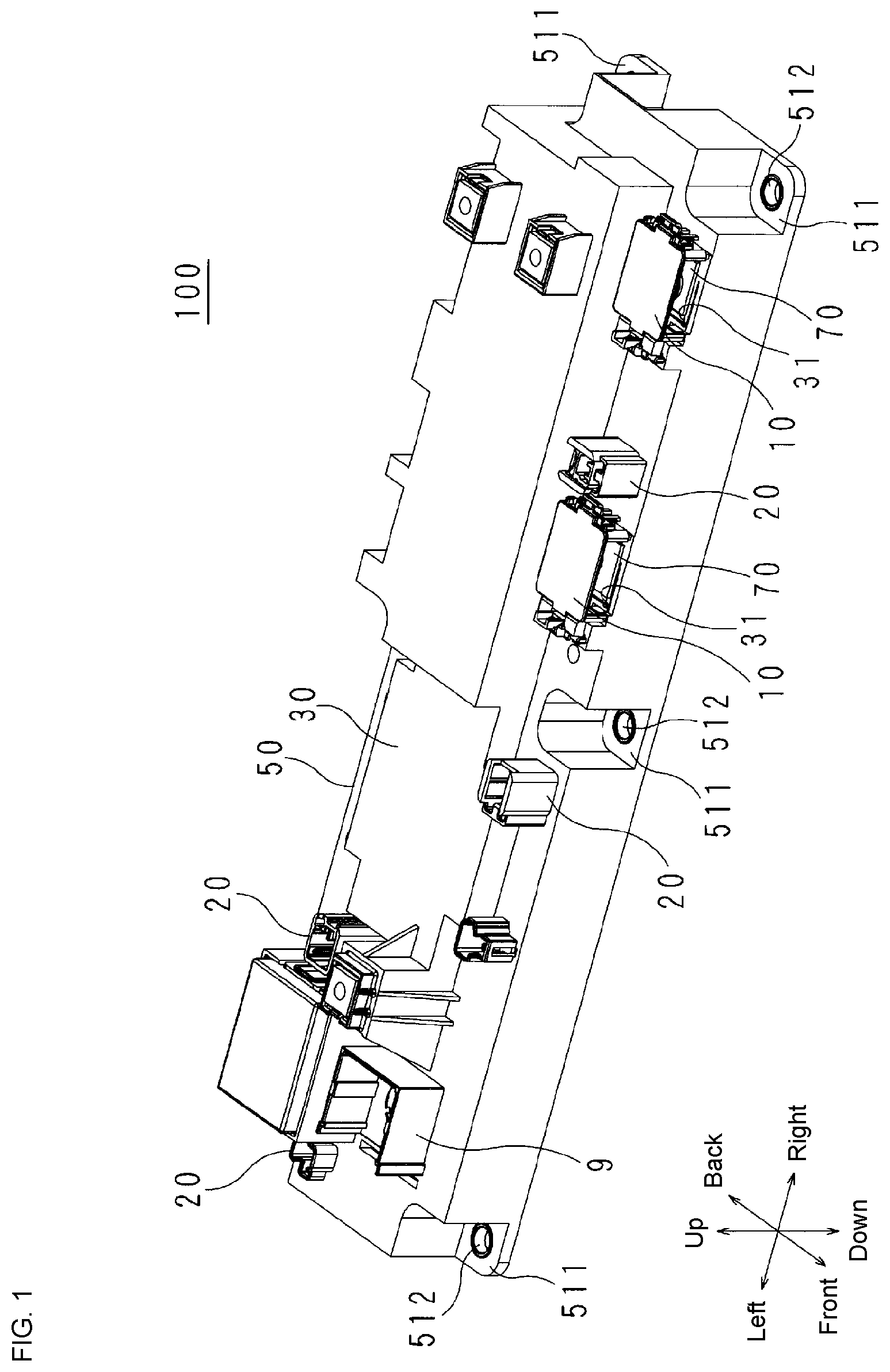 Patent US12308629 — Electrical junction box — Figure 1